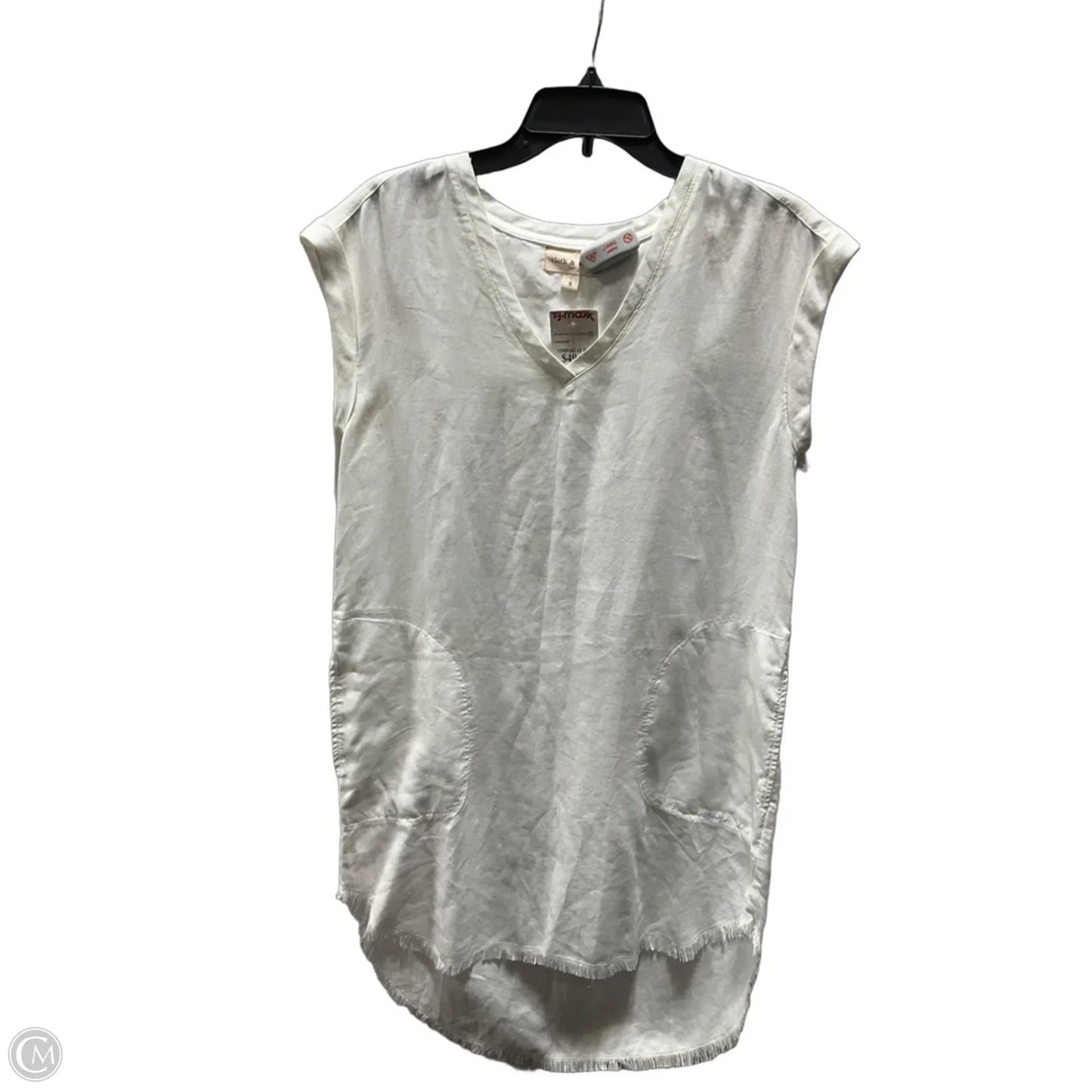 Dress Casual Midi By Cloth & Stone In White, Size: S