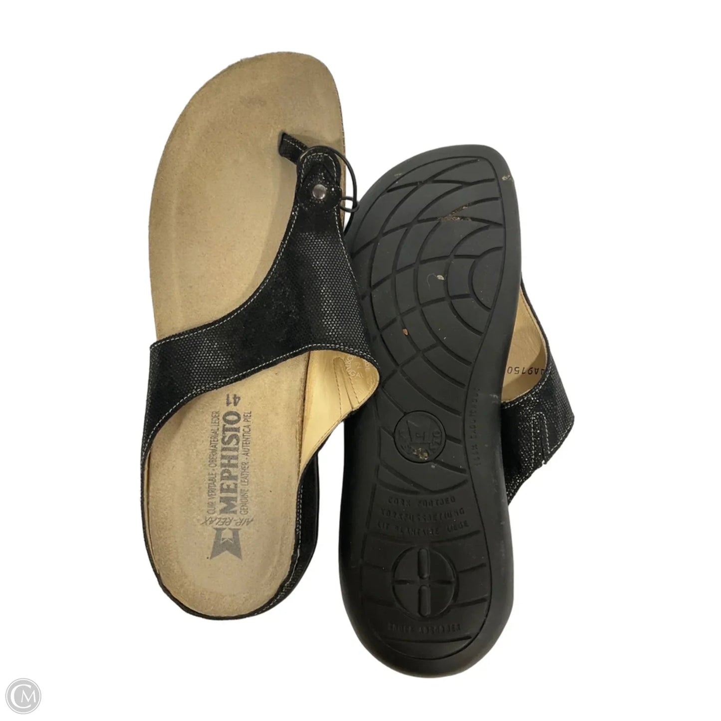 Sandals Flats By Mephisto In Black, Size: 10