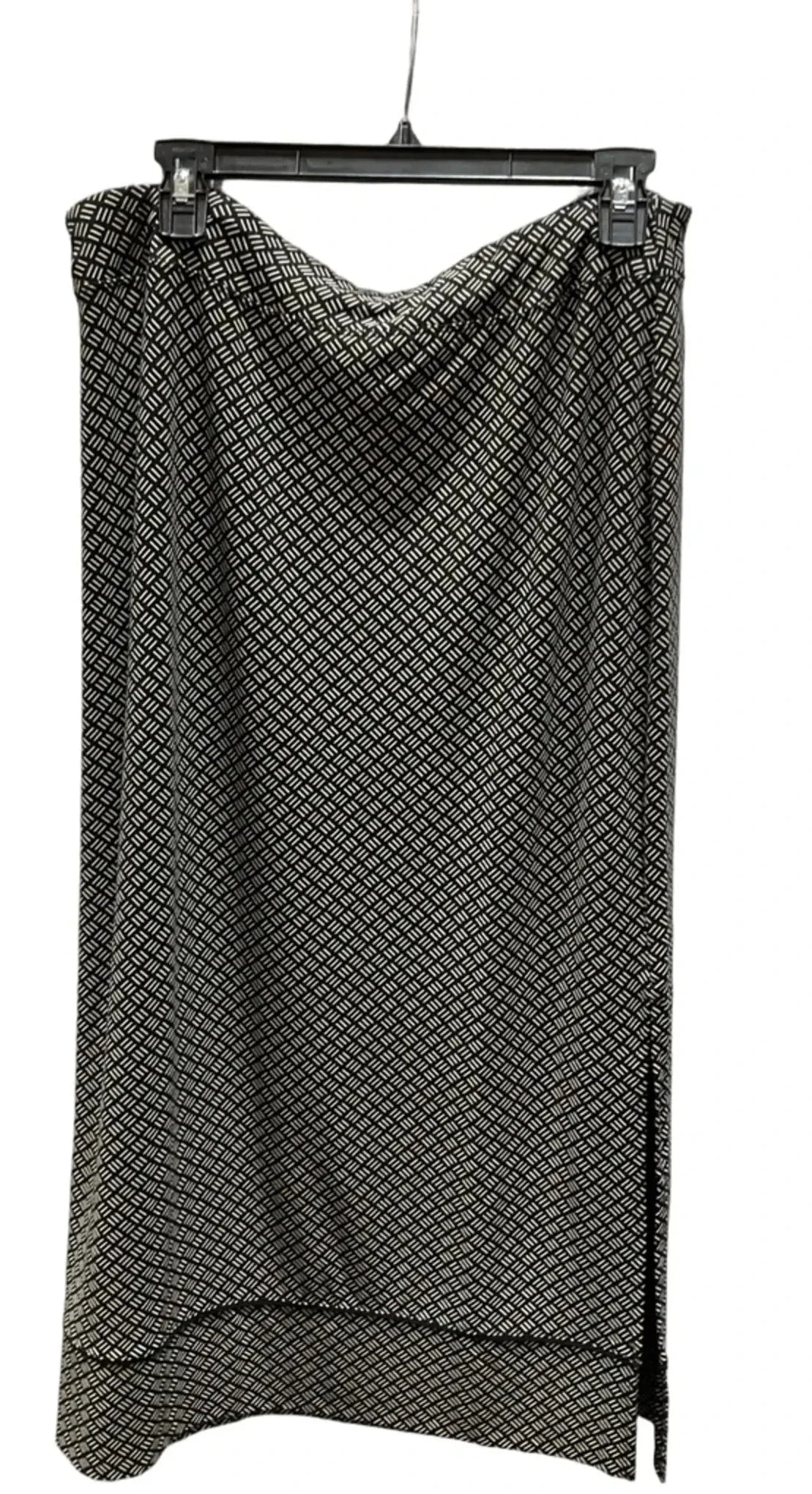 Skirt Maxi By J. Jill In Black & Cream, Size: 8