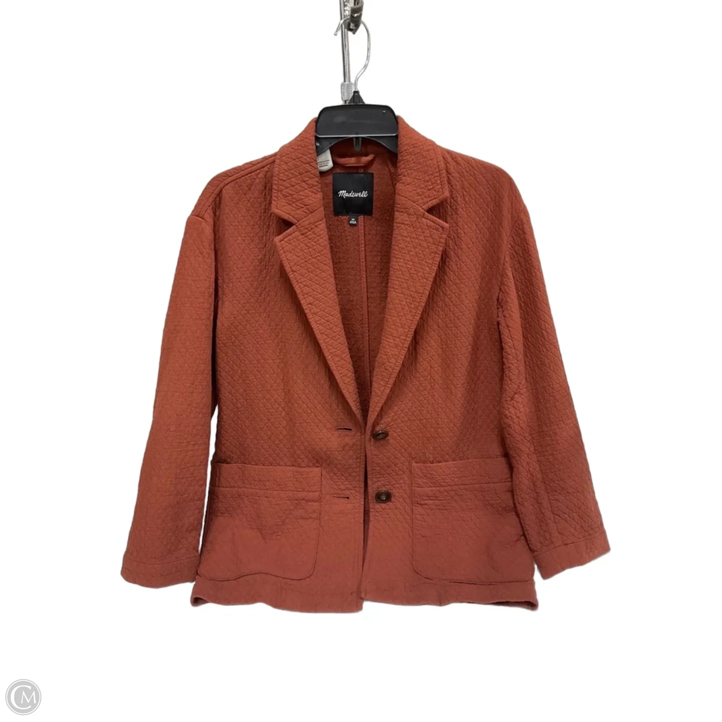 Blazer By Madewell In Orange, Size: Xs