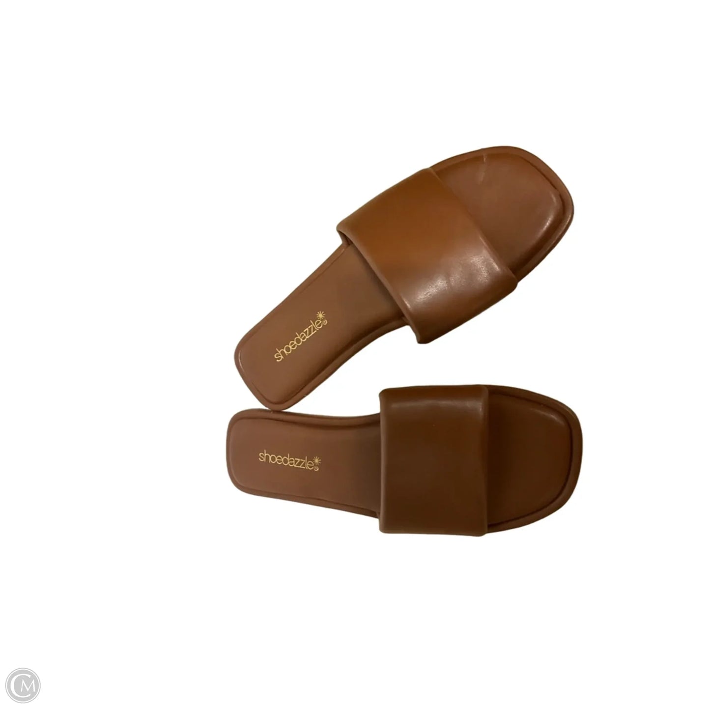 Sandals Flats By Shoedazzle In Brown, Size: 7.5