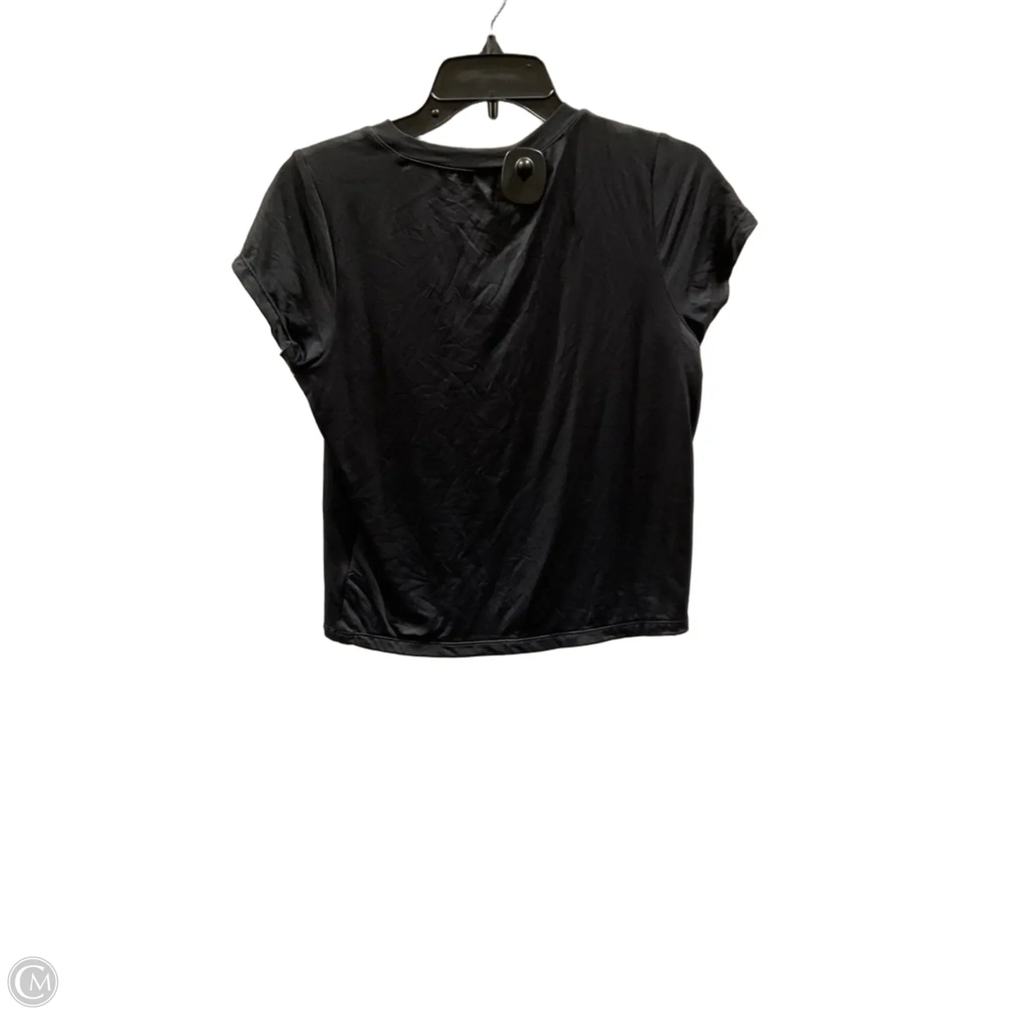 Top Short Sleeve Basic By Tahari In Black, Size: M