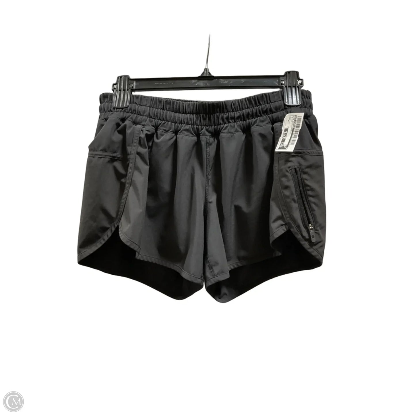 Athletic Shorts By Lululemon In Black, Size: 6