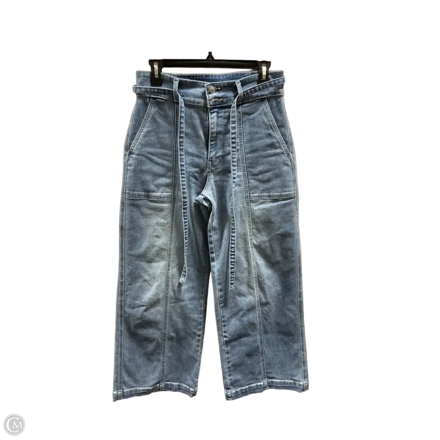 Jeans Wide Leg By Hudson In Blue, Size: 4