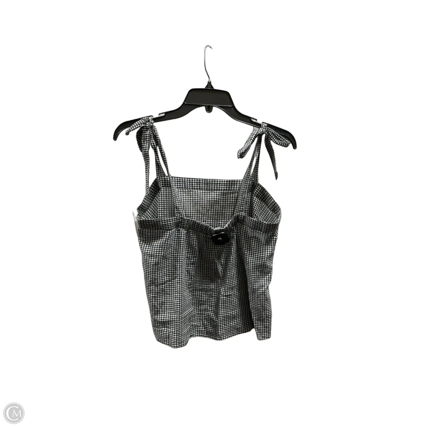 Top Sleeveless By J. Crew In Checkered Pattern, Size: S