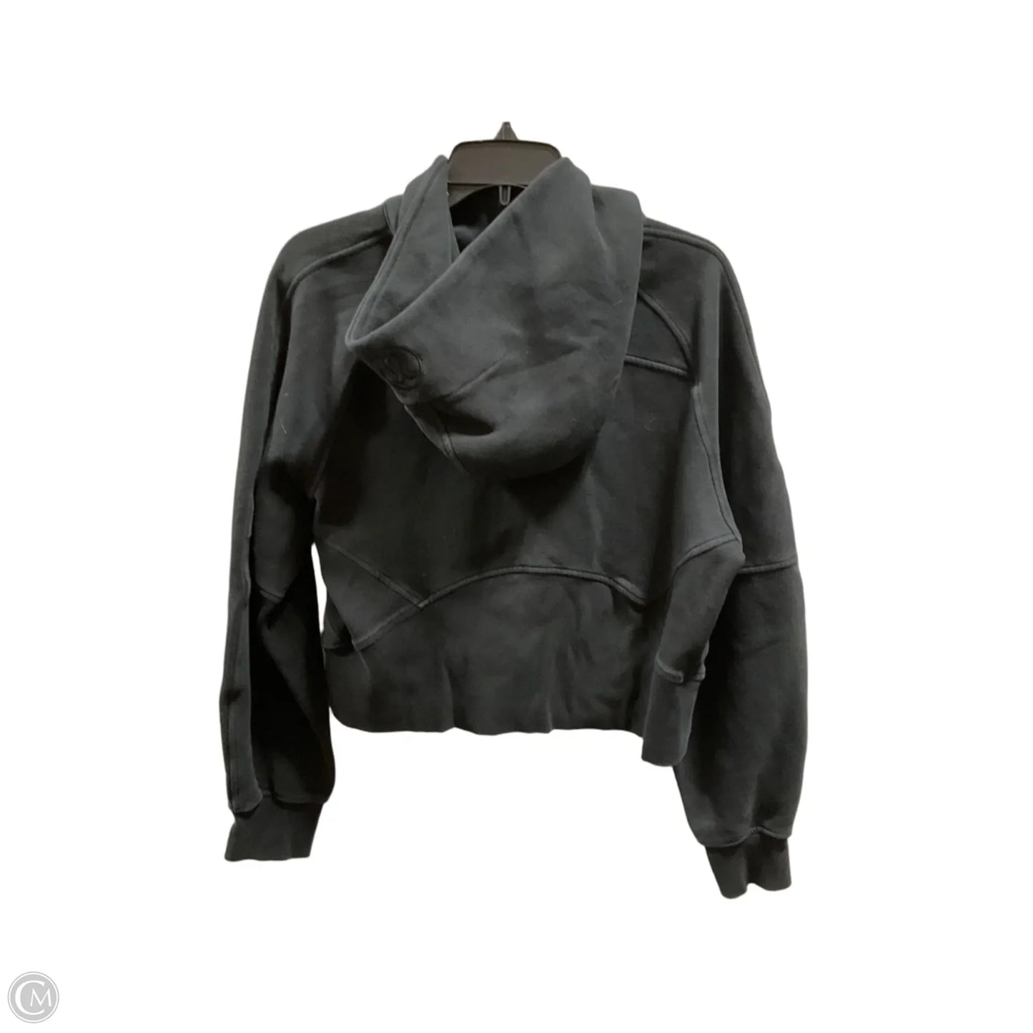 Athletic Jacket By Lululemon In Black, Size: M