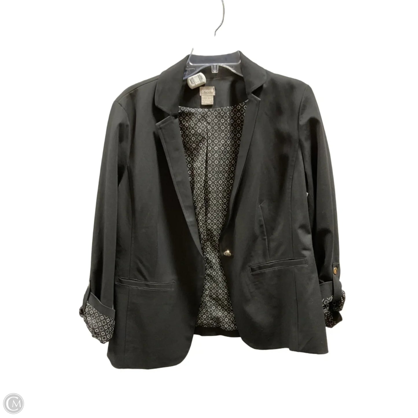 Blazer By Chicos In Black, Size: M