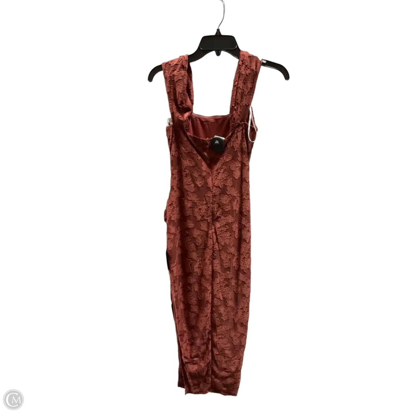 Dress Casual Midi By Cmf In Orange, Size: S