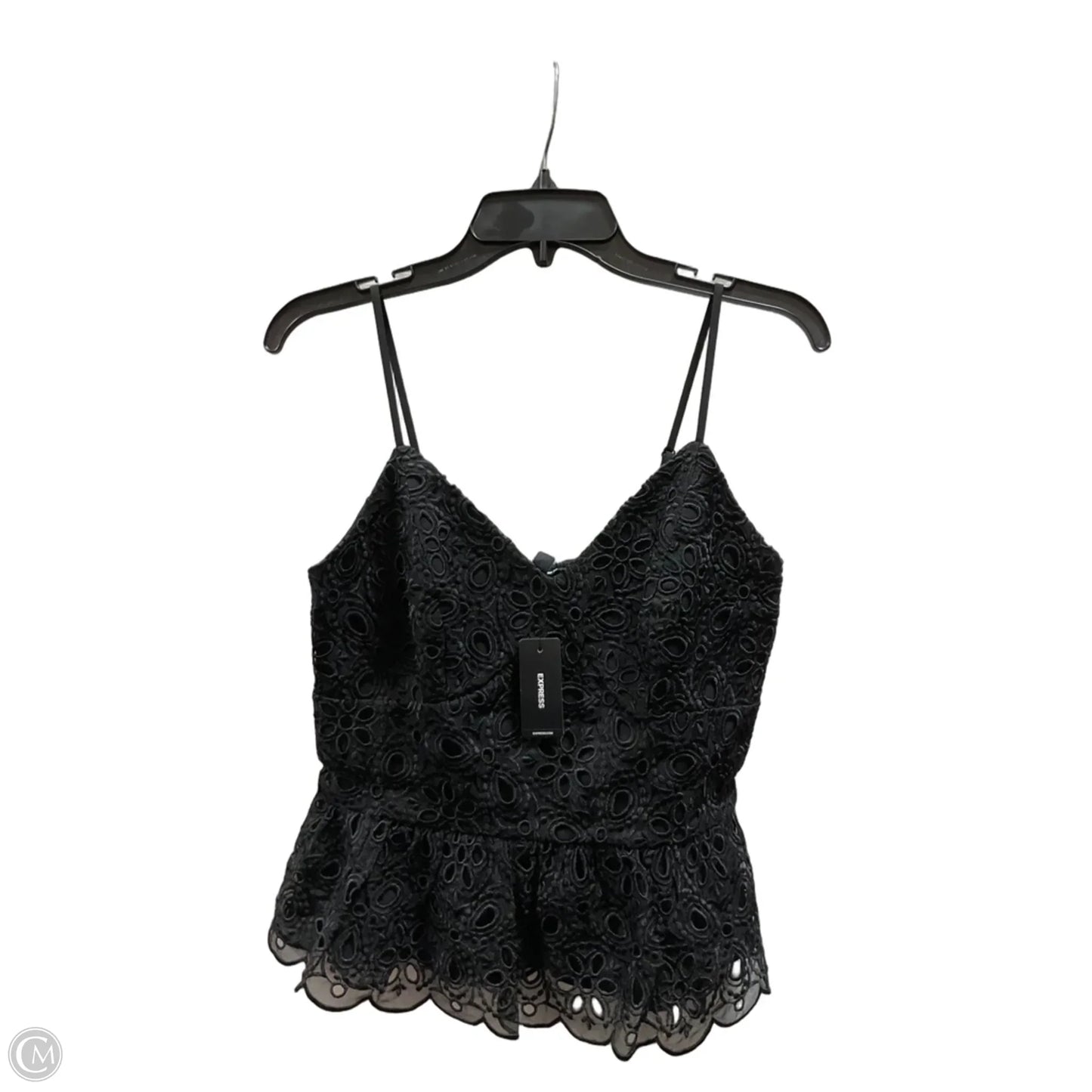 Top Sleeveless By Express In Black, Size: M