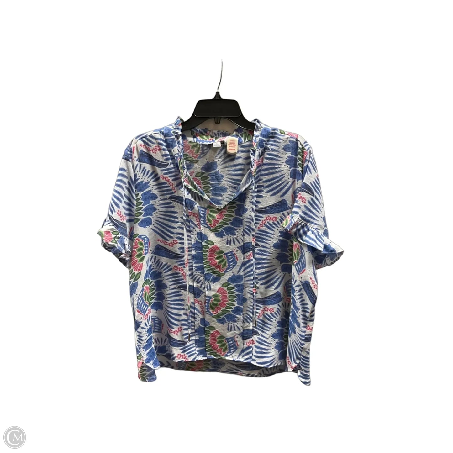 Top Short Sleeve By Counterparts In Blue, Size: Xl