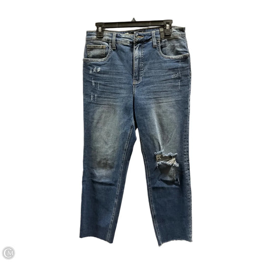 Jeans Straight By Kut In Blue, Size: 8