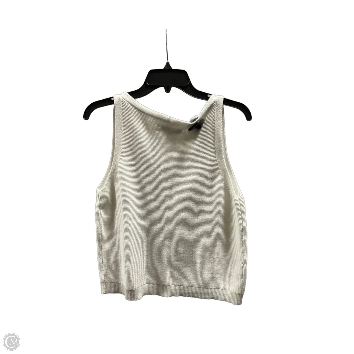 Top Sleeveless By Loft In Cream, Size: L