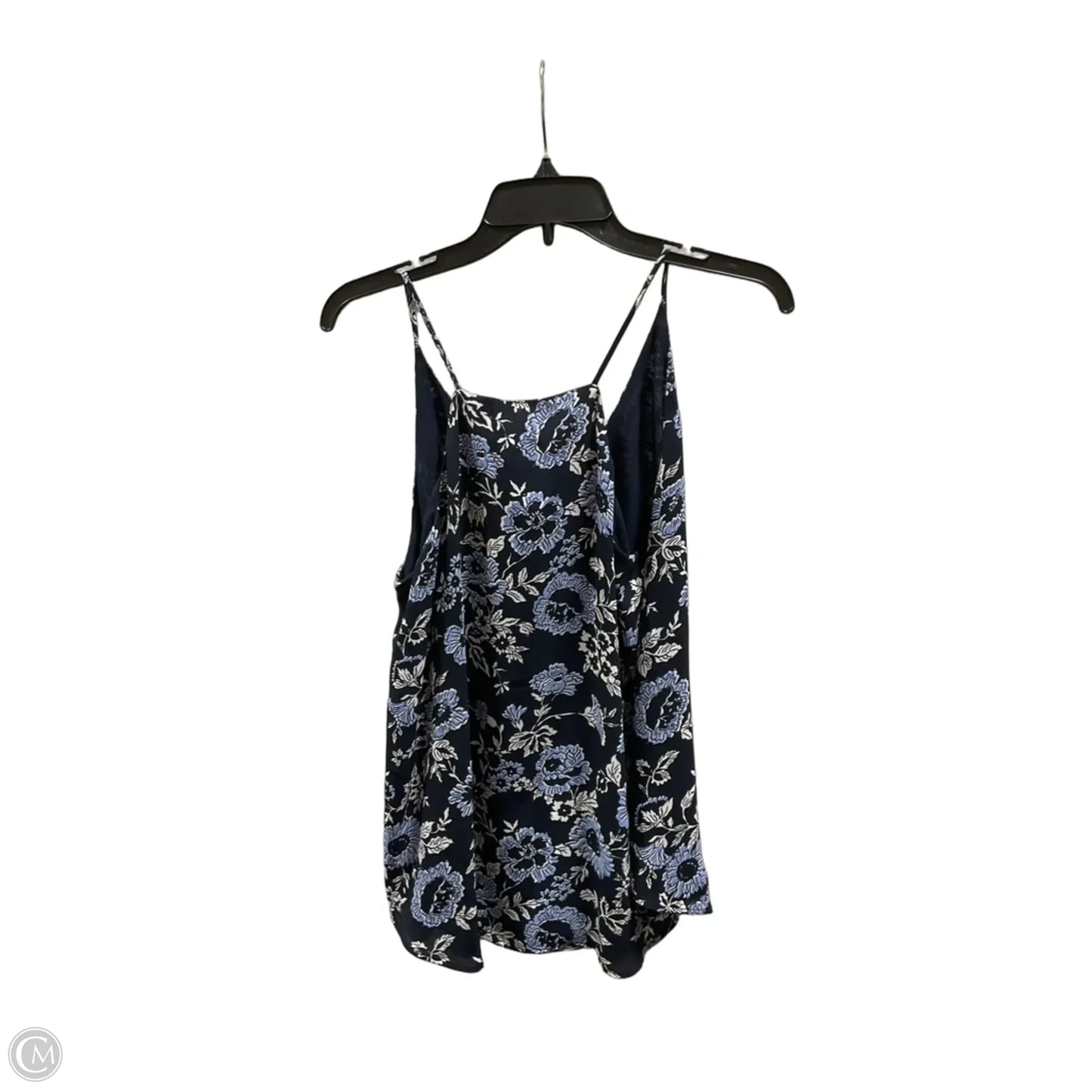 Top Sleeveless By Loft In Blue, Size: M