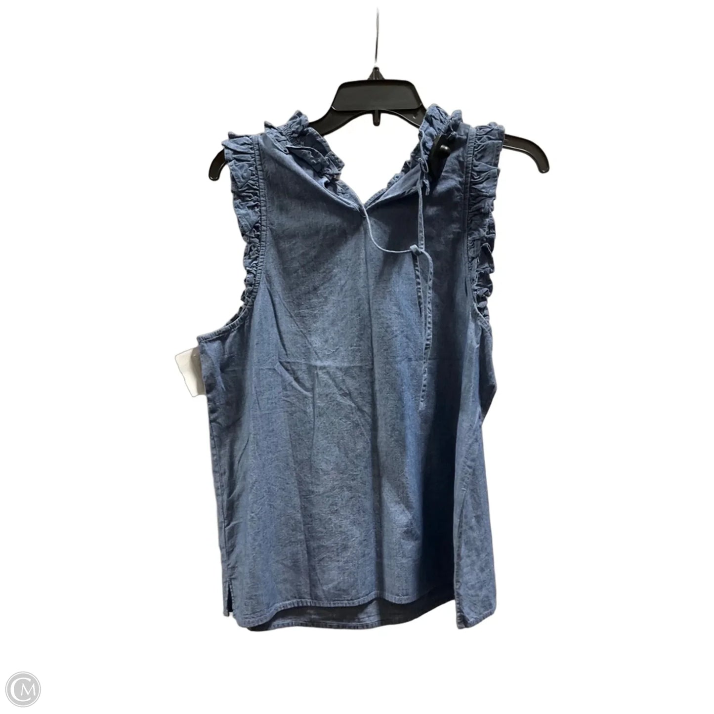 Top Sleeveless By J. Crew In Blue, Size: M