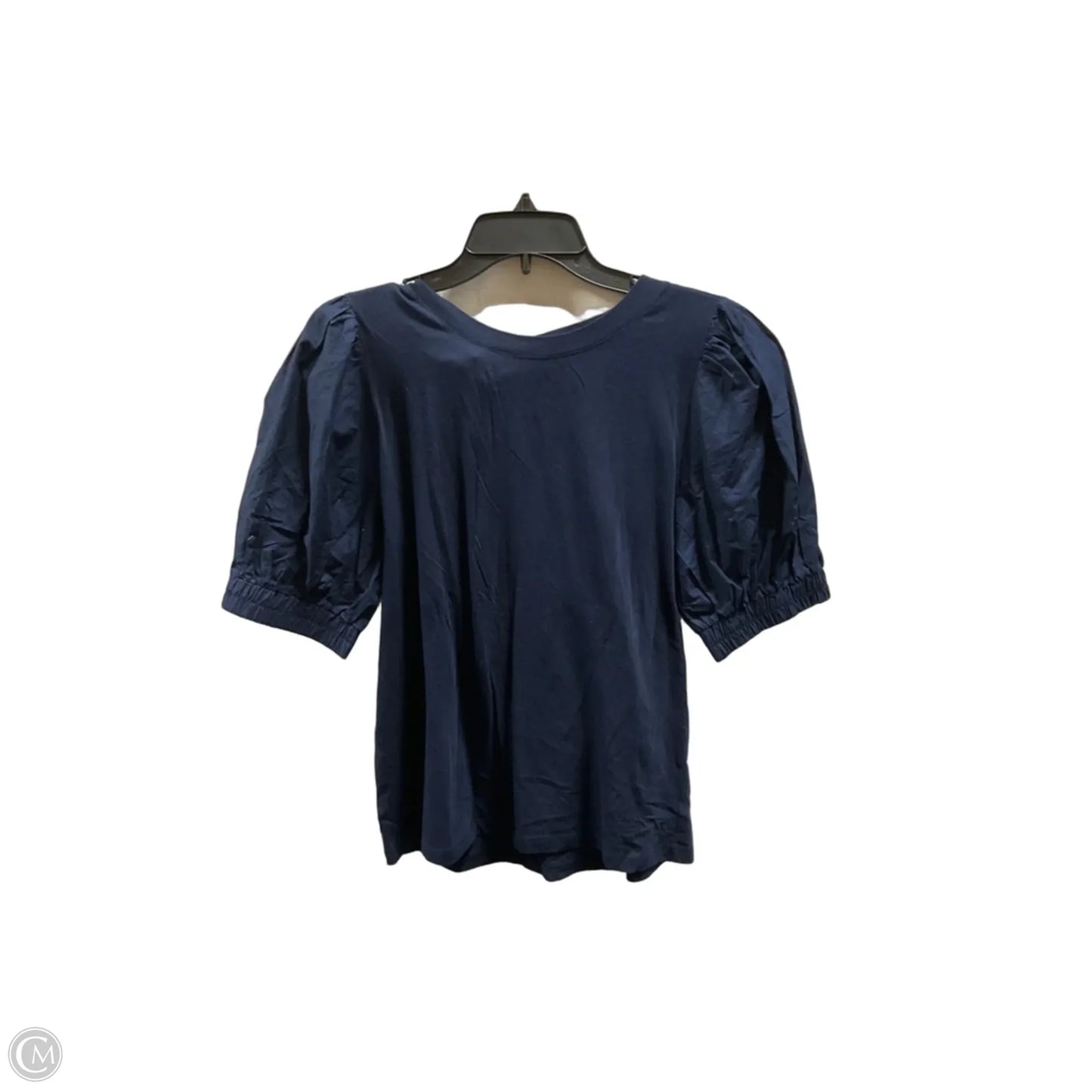 Top Short Sleeve By Loft In Blue, Size: M