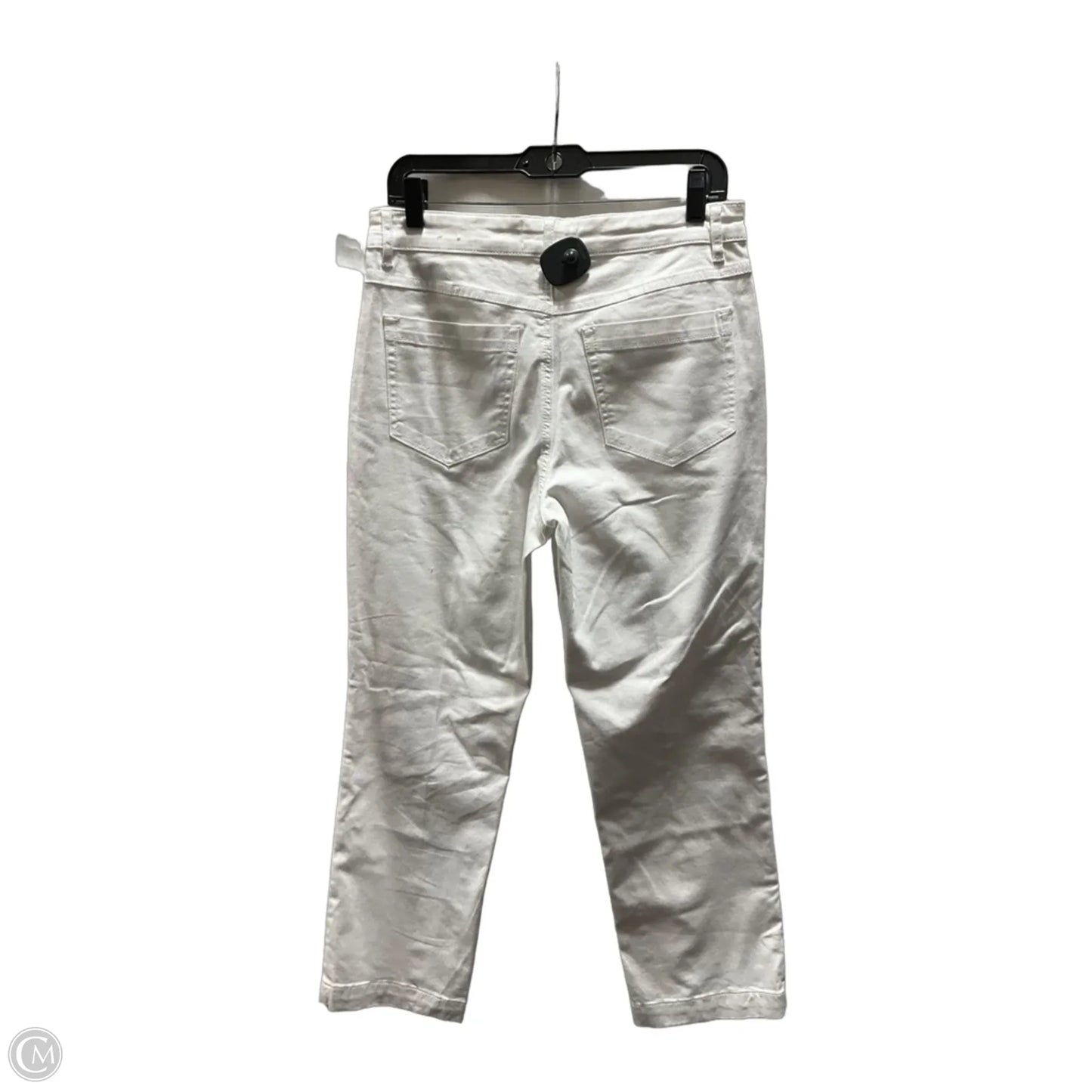 Jeans Straight By Tribal In White, Size: 8