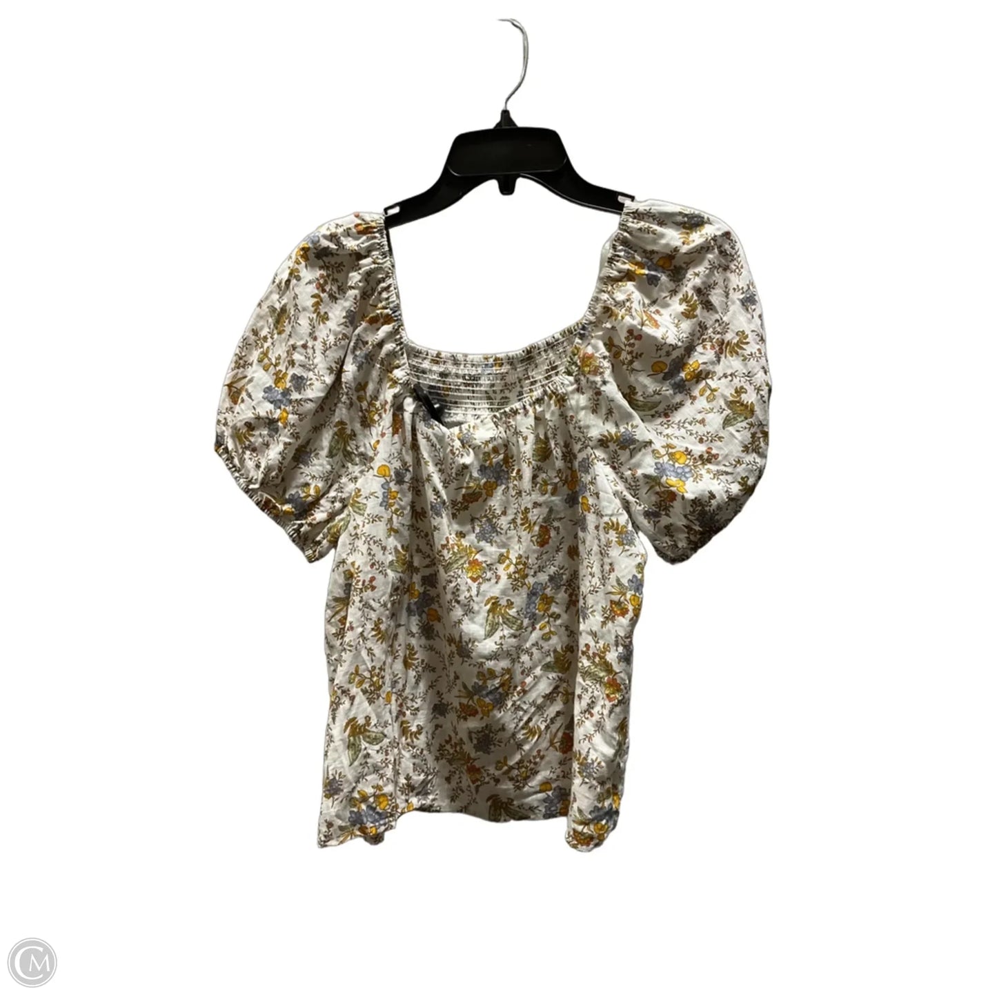 Top Short Sleeve By Ana In Floral Print, Size: M