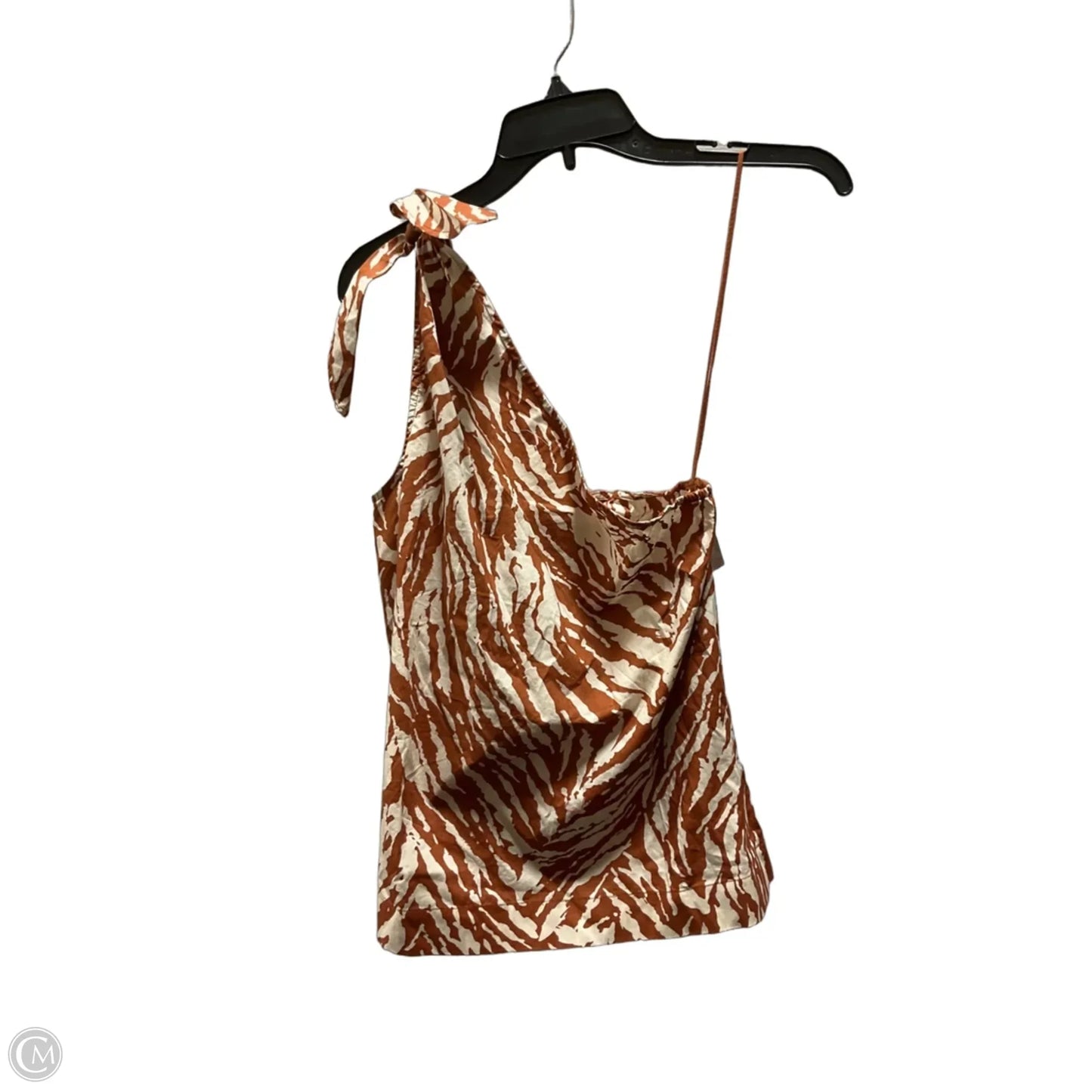 Top Sleeveless By Gap In Zebra Print, Size: M