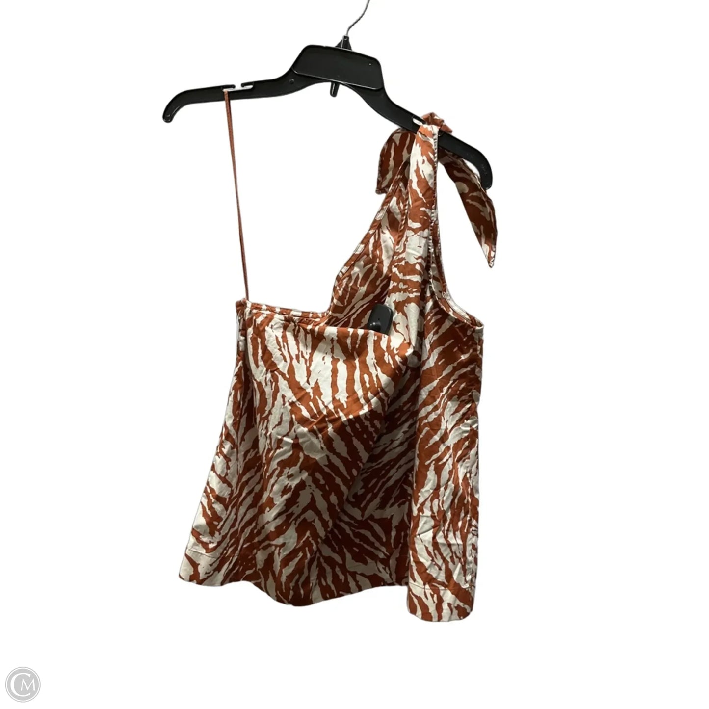 Top Sleeveless By Gap In Zebra Print, Size: M
