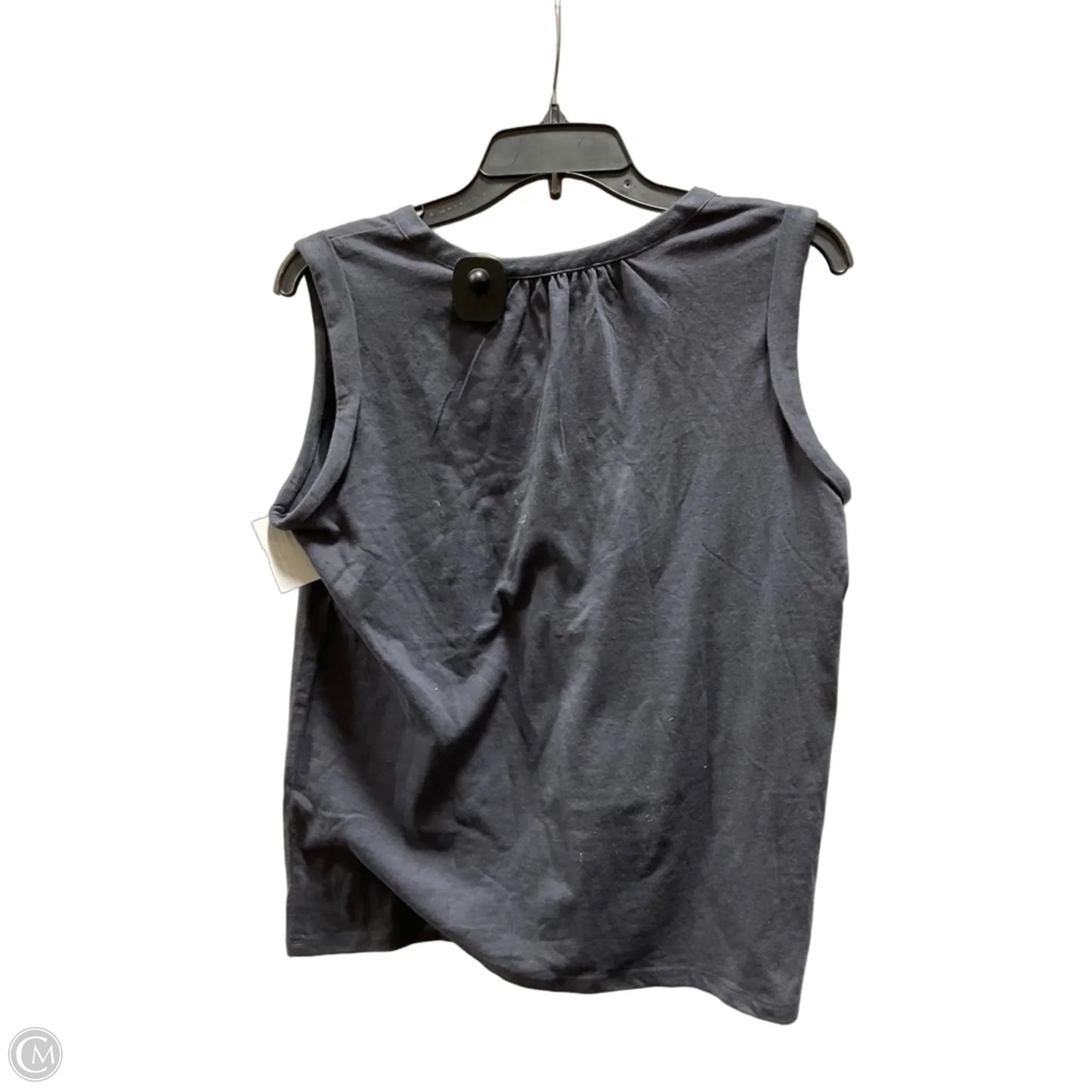 Top Sleeveless By Loft In Grey, Size: M