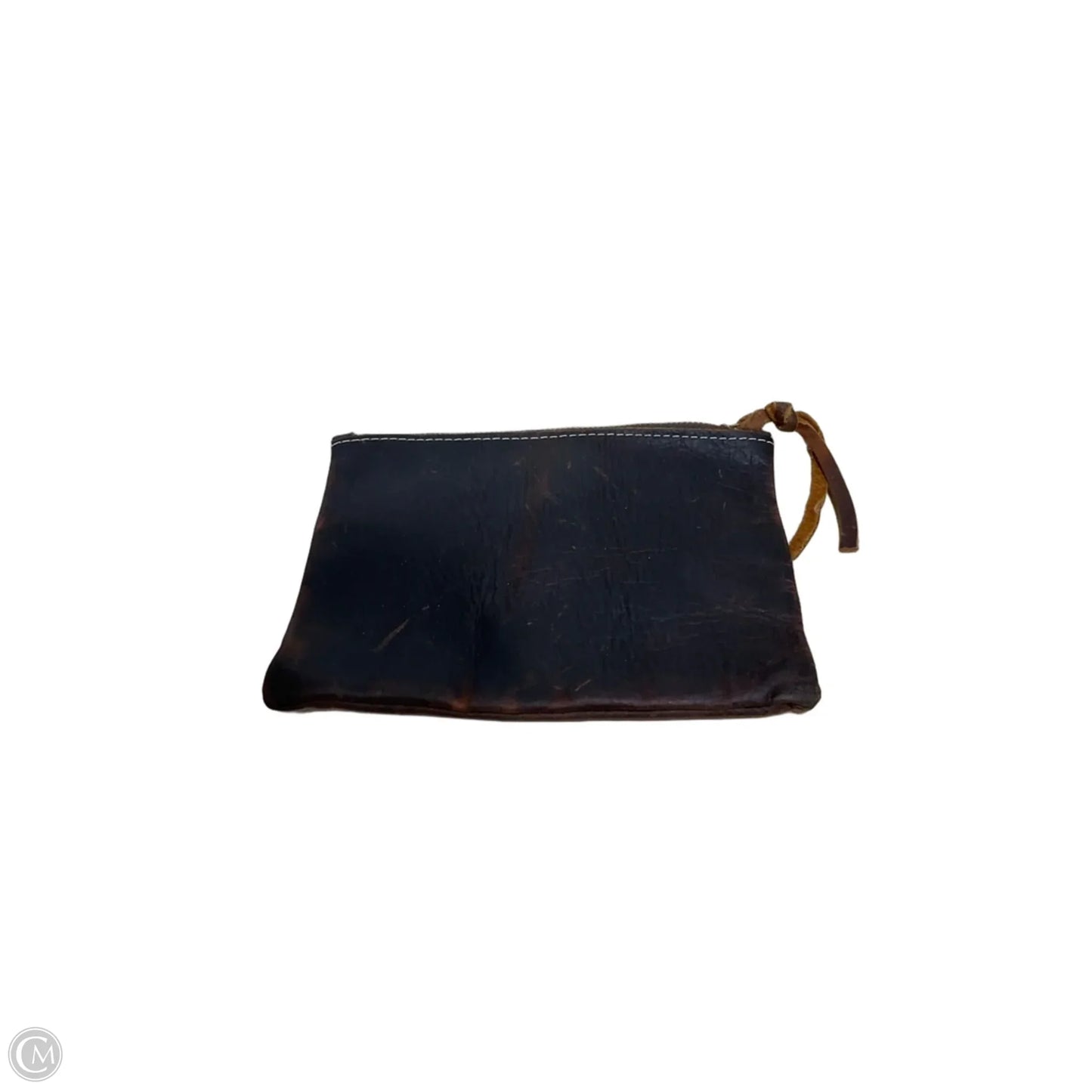 Makeup Bag Leather By Cma, Size: Medium