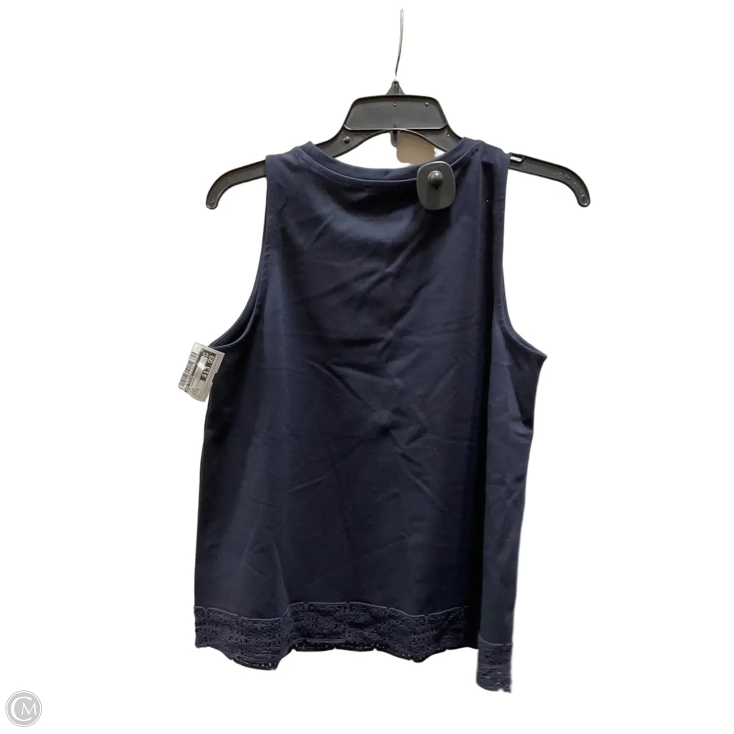 Top Sleeveless By Ann Taylor In Blue, Size: M