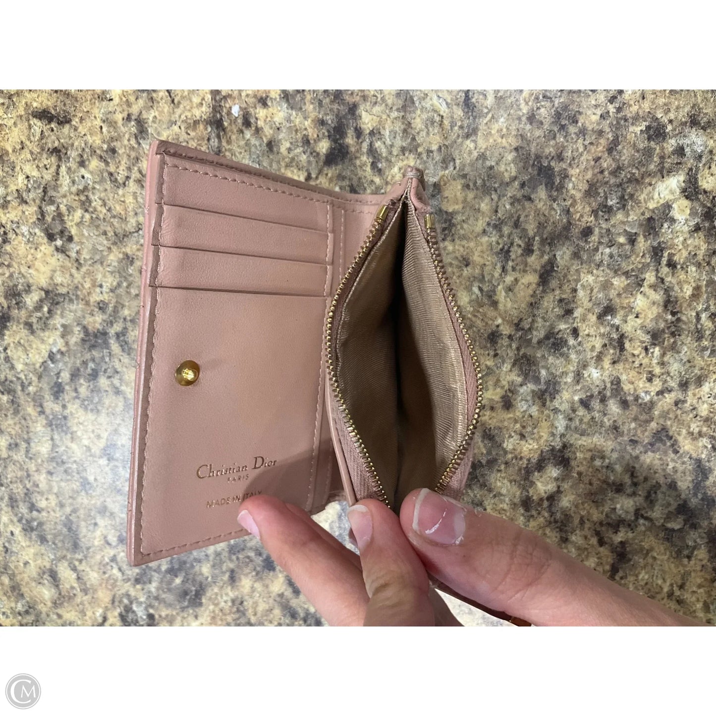 Wallet Luxury Designer By Dior, Size: Medium