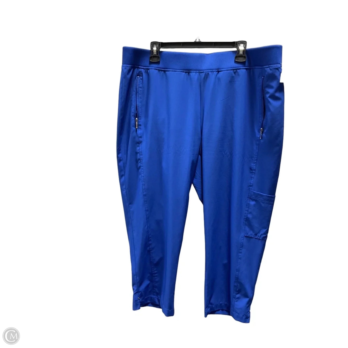 Athletic Capris By Chicos In Blue, Size: Xl