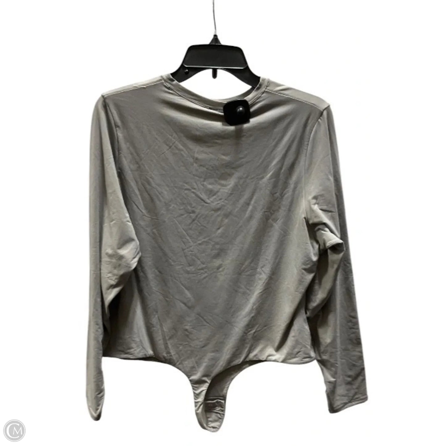 Top Long Sleeve By Skims In Grey, Size: 4x