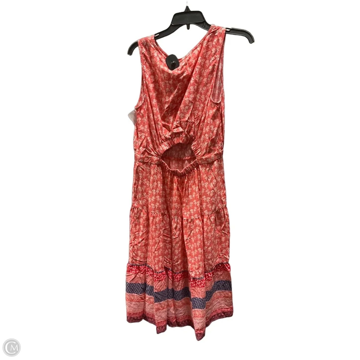 Dress Casual Midi By Beachlunchlounge In Orange, Size: L