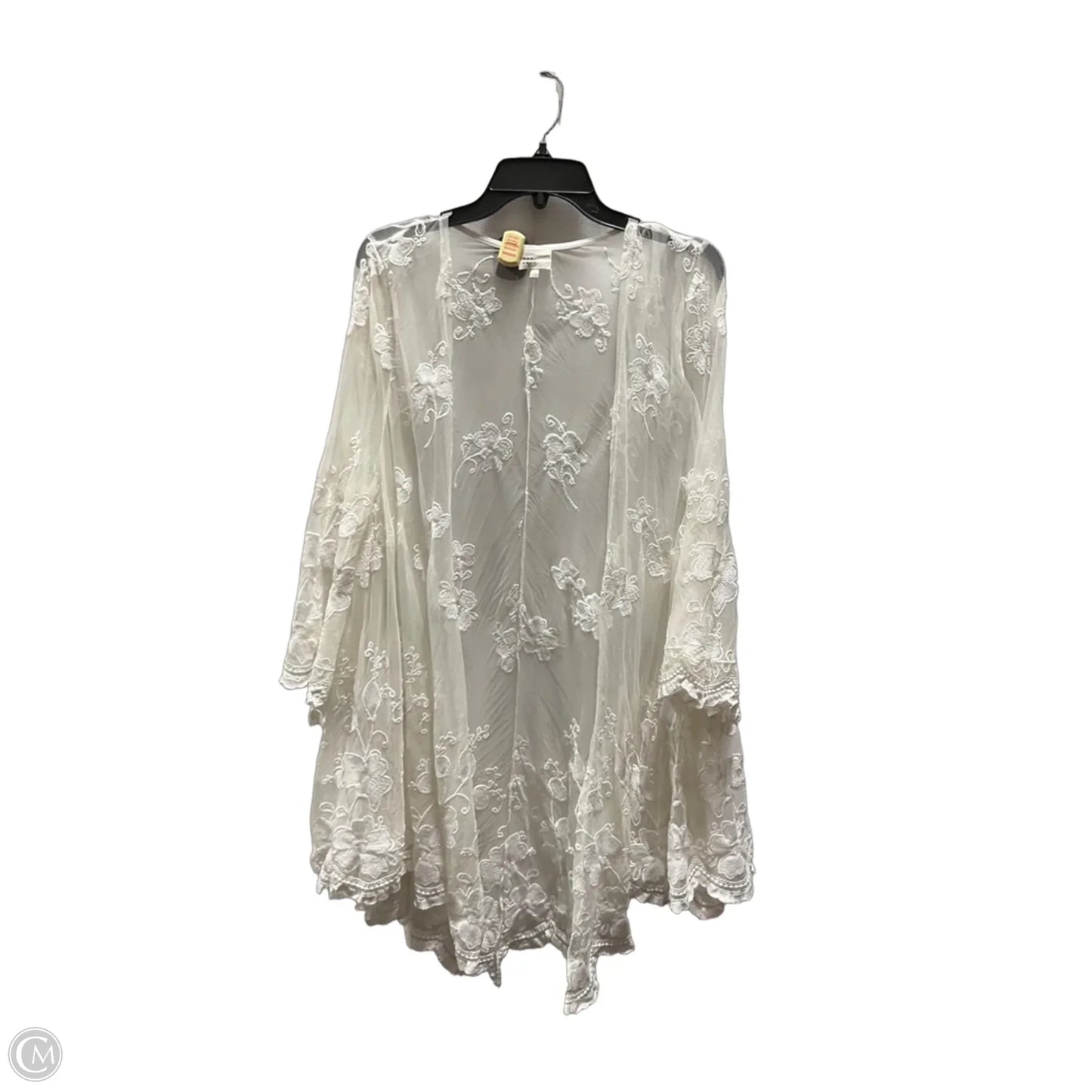 Shawl By Dee Elly In Cream, Size: L