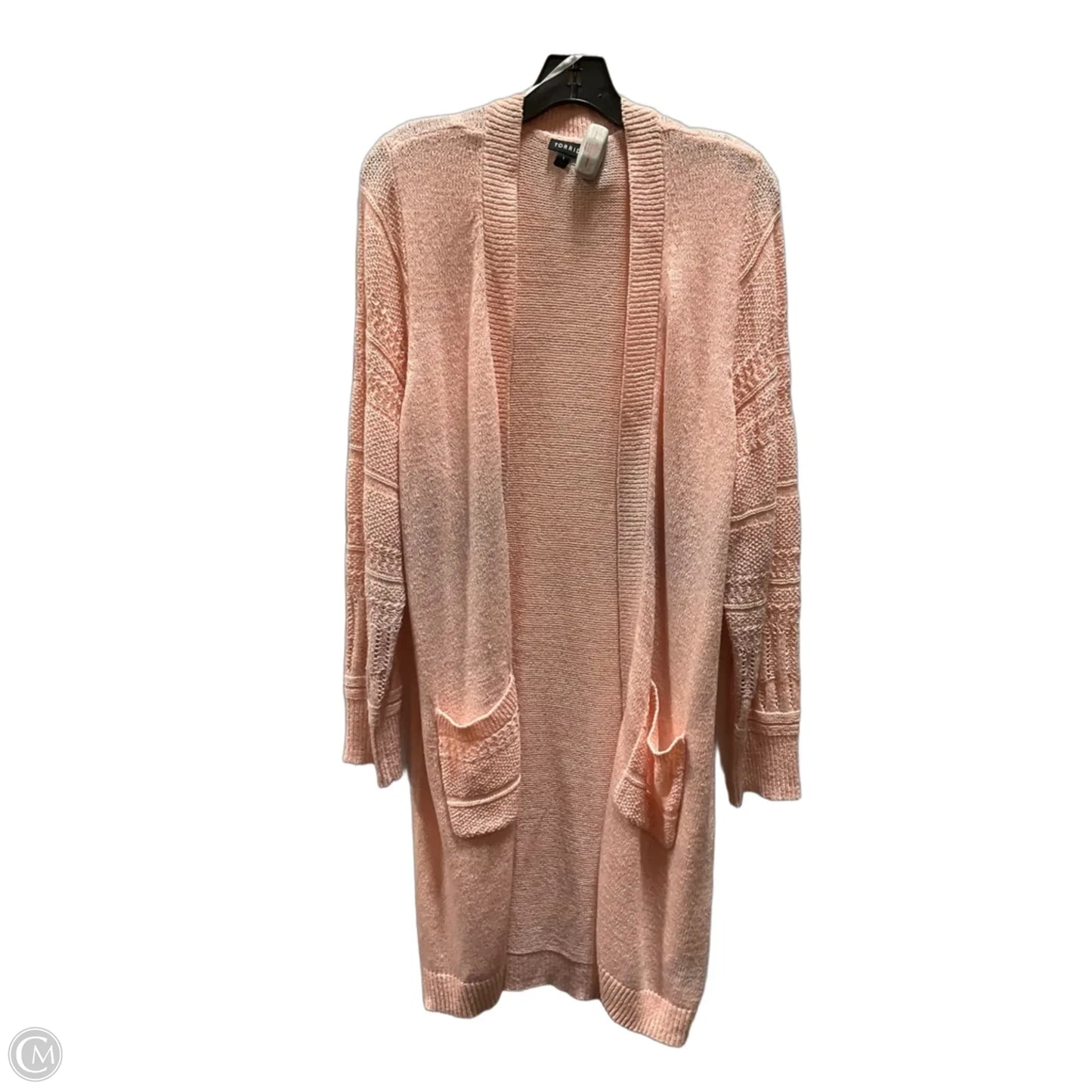 Cardigan By Torrid In Orange, Size: 1x