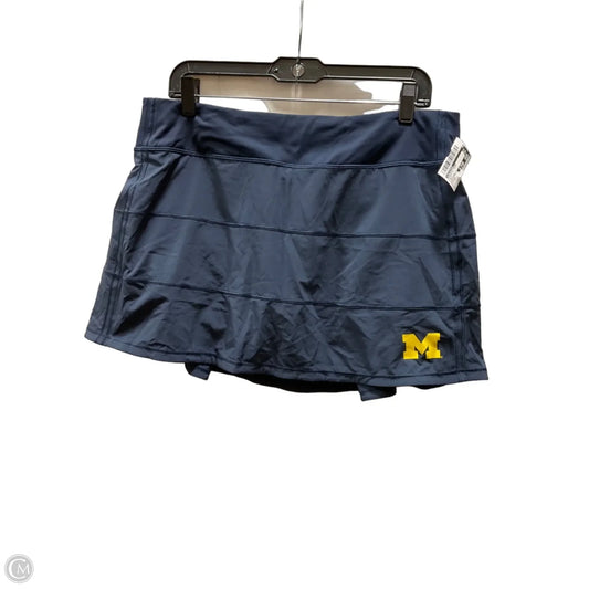 Athletic Skort By Lululemon In Navy, Size: 12