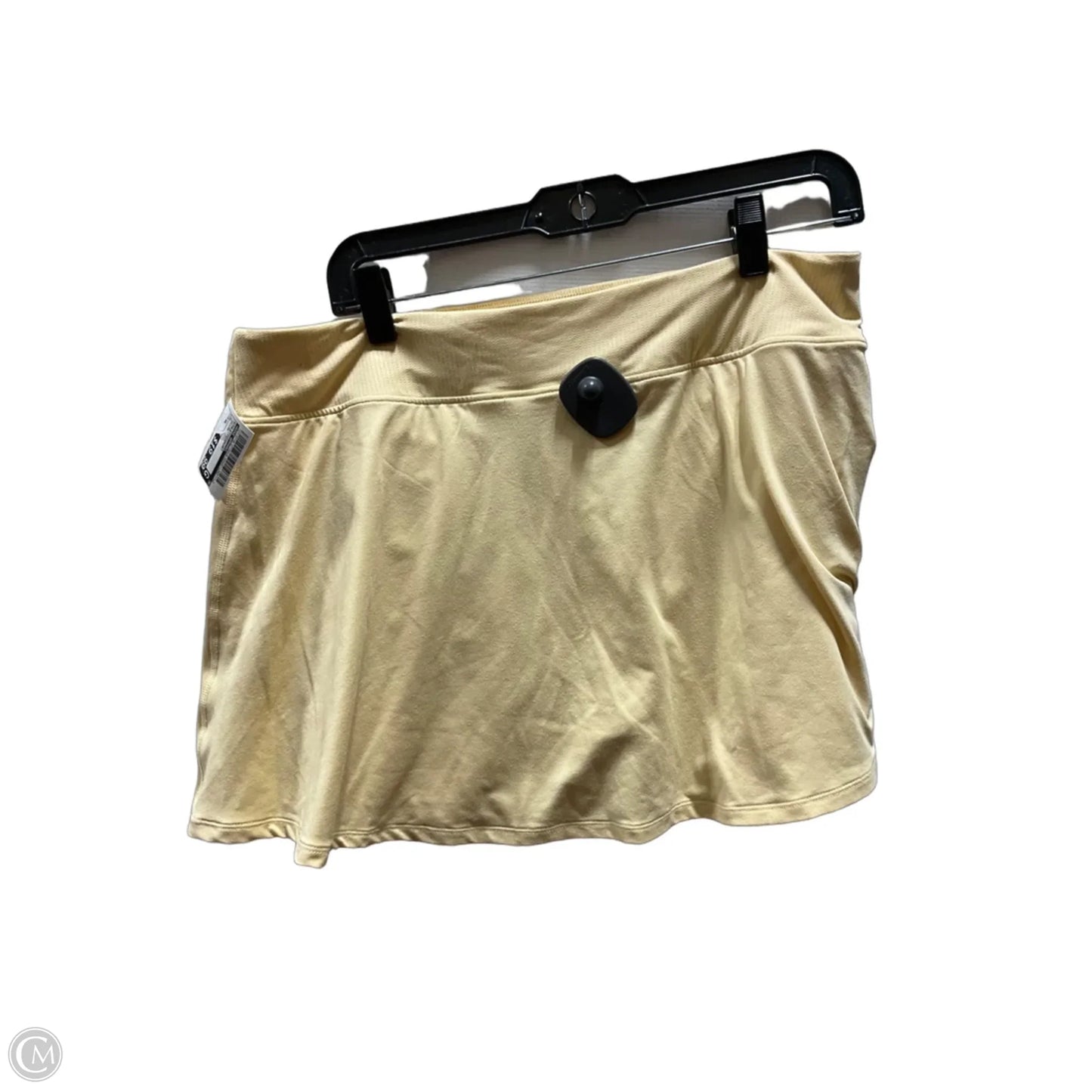 Athletic Skort By Nike Apparel In Yellow, Size: Xl