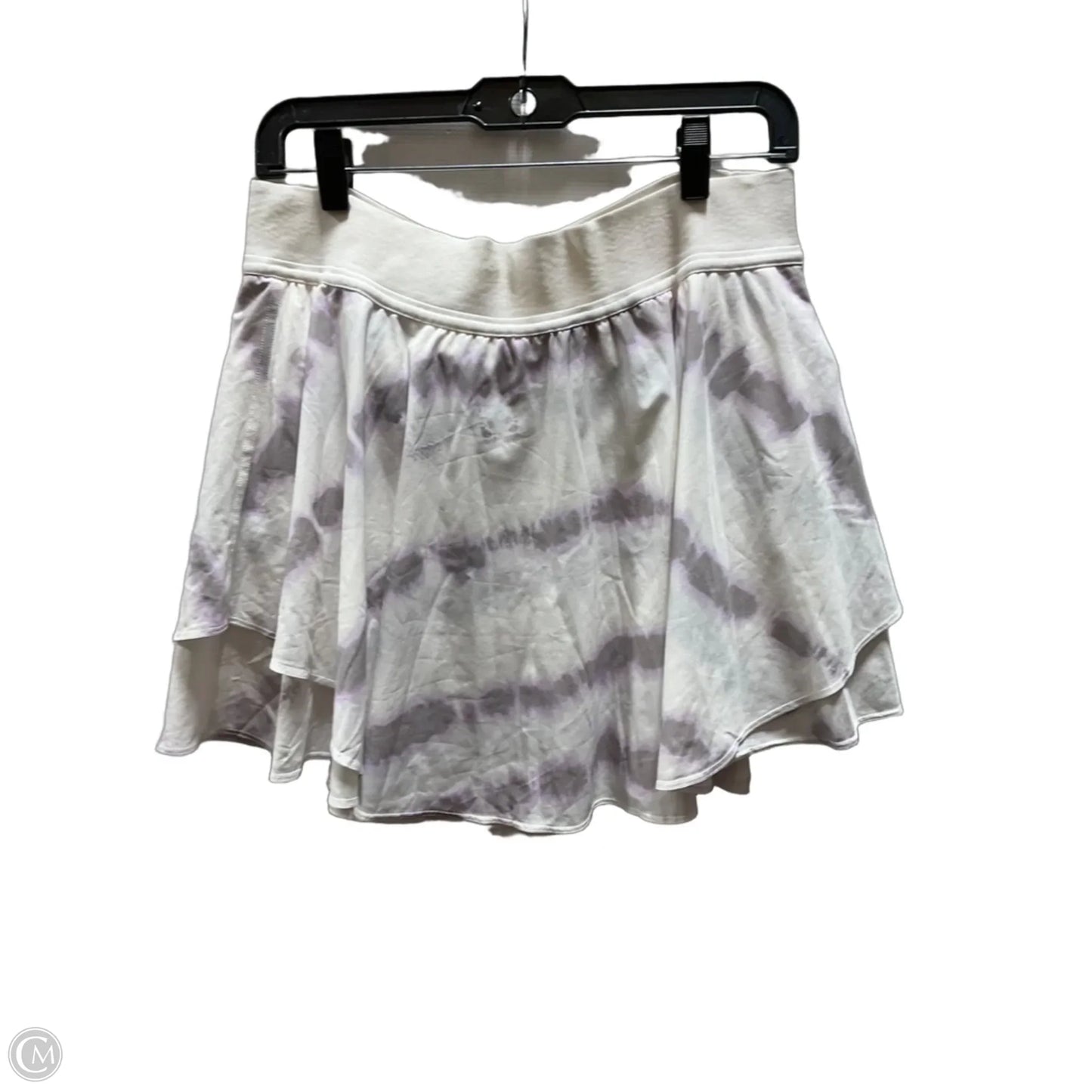 Athletic Skort By Lululemon In Purple & White, Size: 12