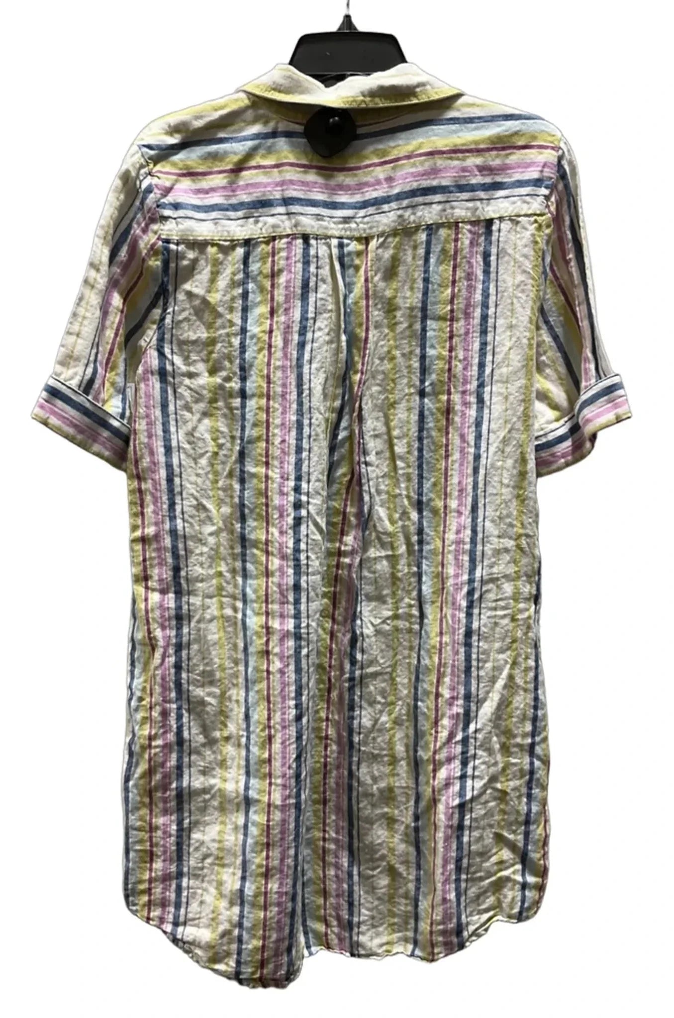 Dress Casual Midi By Chicos In Striped Pattern, Size: M