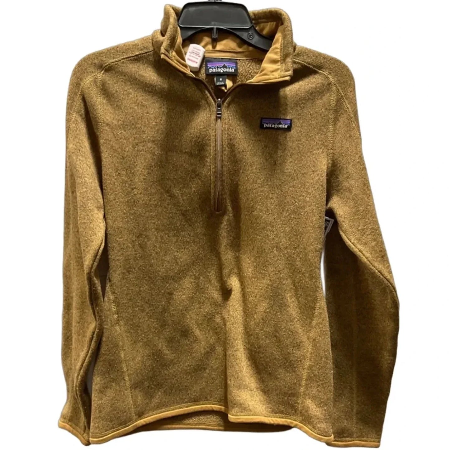 Athletic Jacket By Patagonia In Tan, Size: M