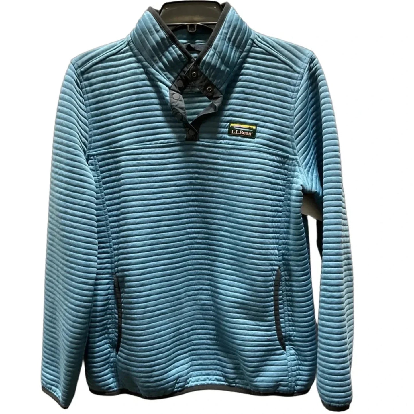 Athletic Sweatshirt Collar By L.l. Bean In Blue, Size: M