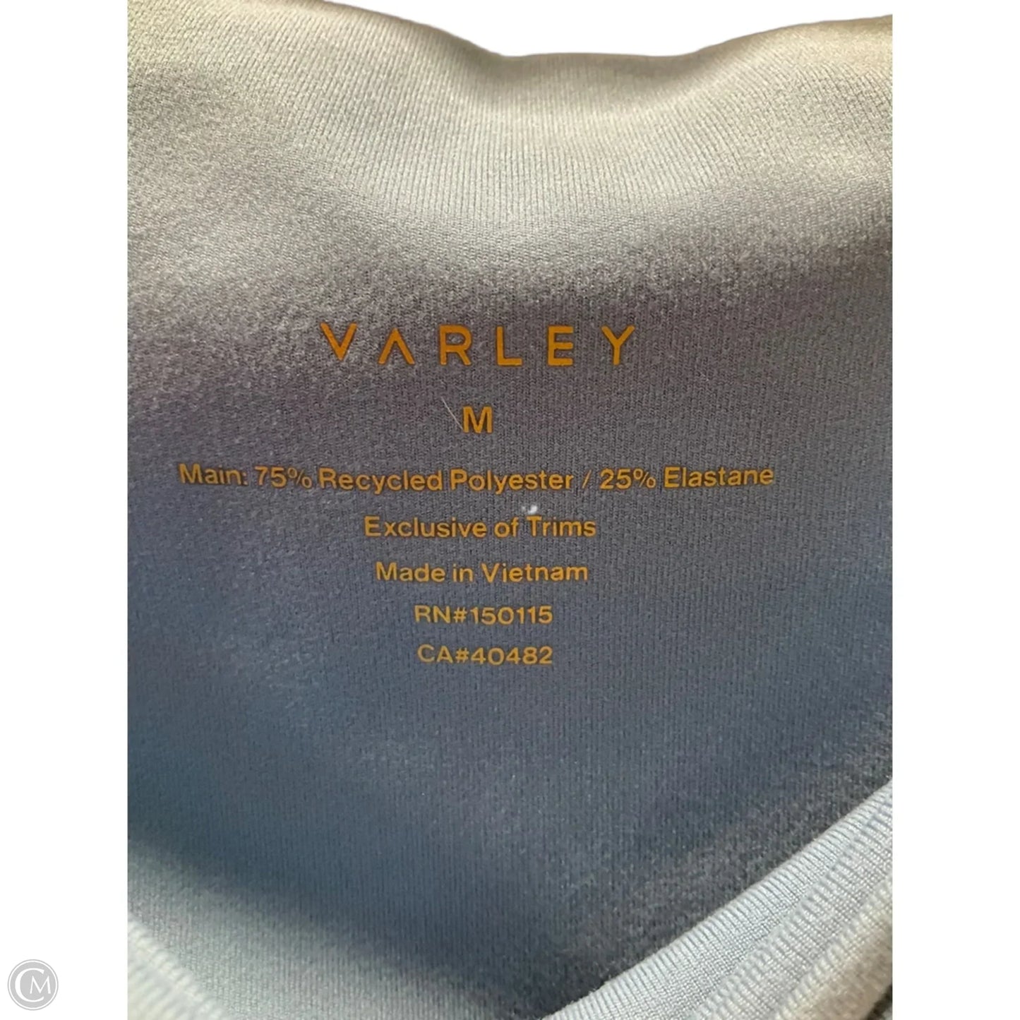 Athletic Leggings By Varley In Blue, Size: M