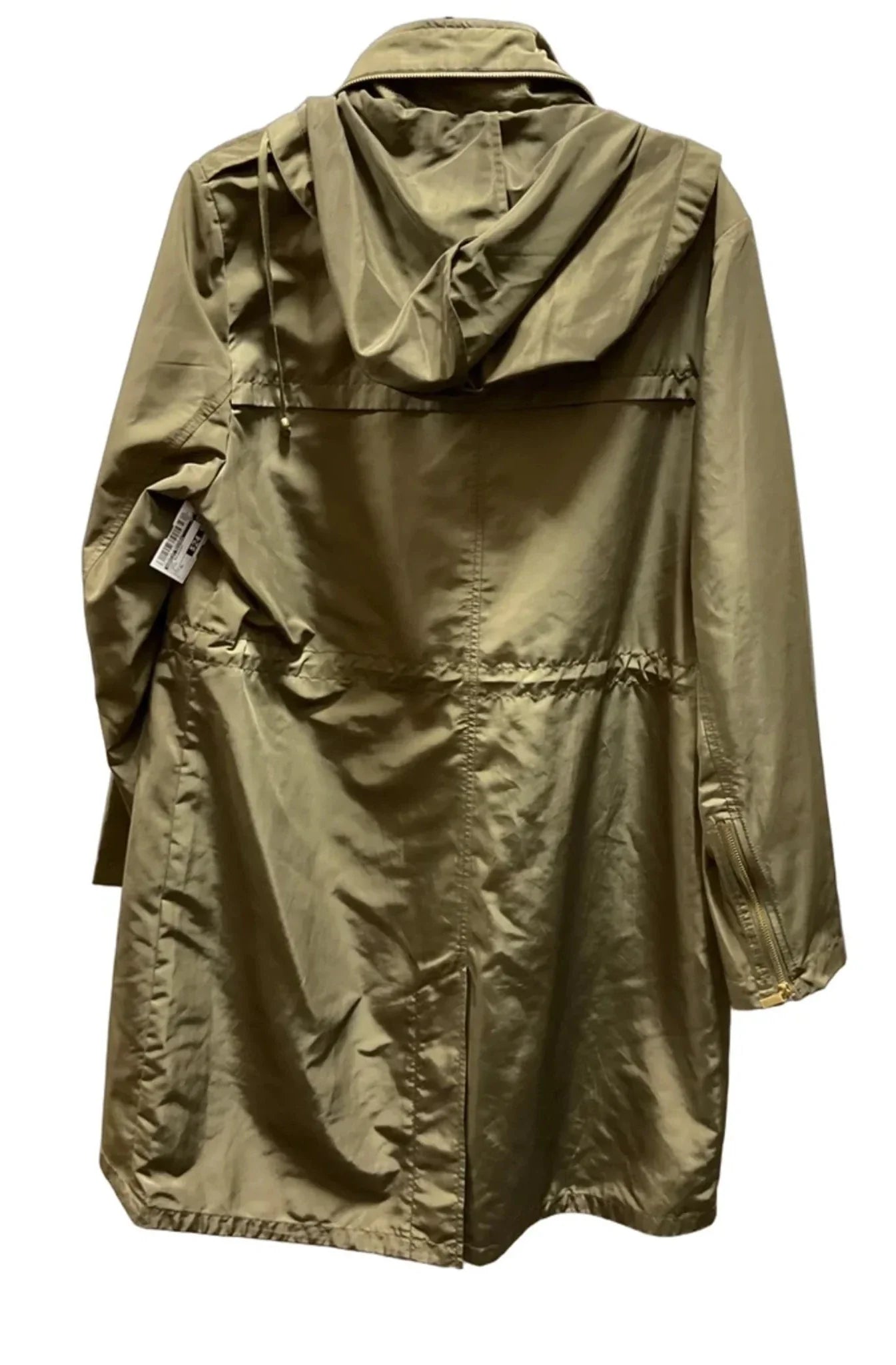 Coat Raincoat By Badgley Mischka In Green, Size: Xl