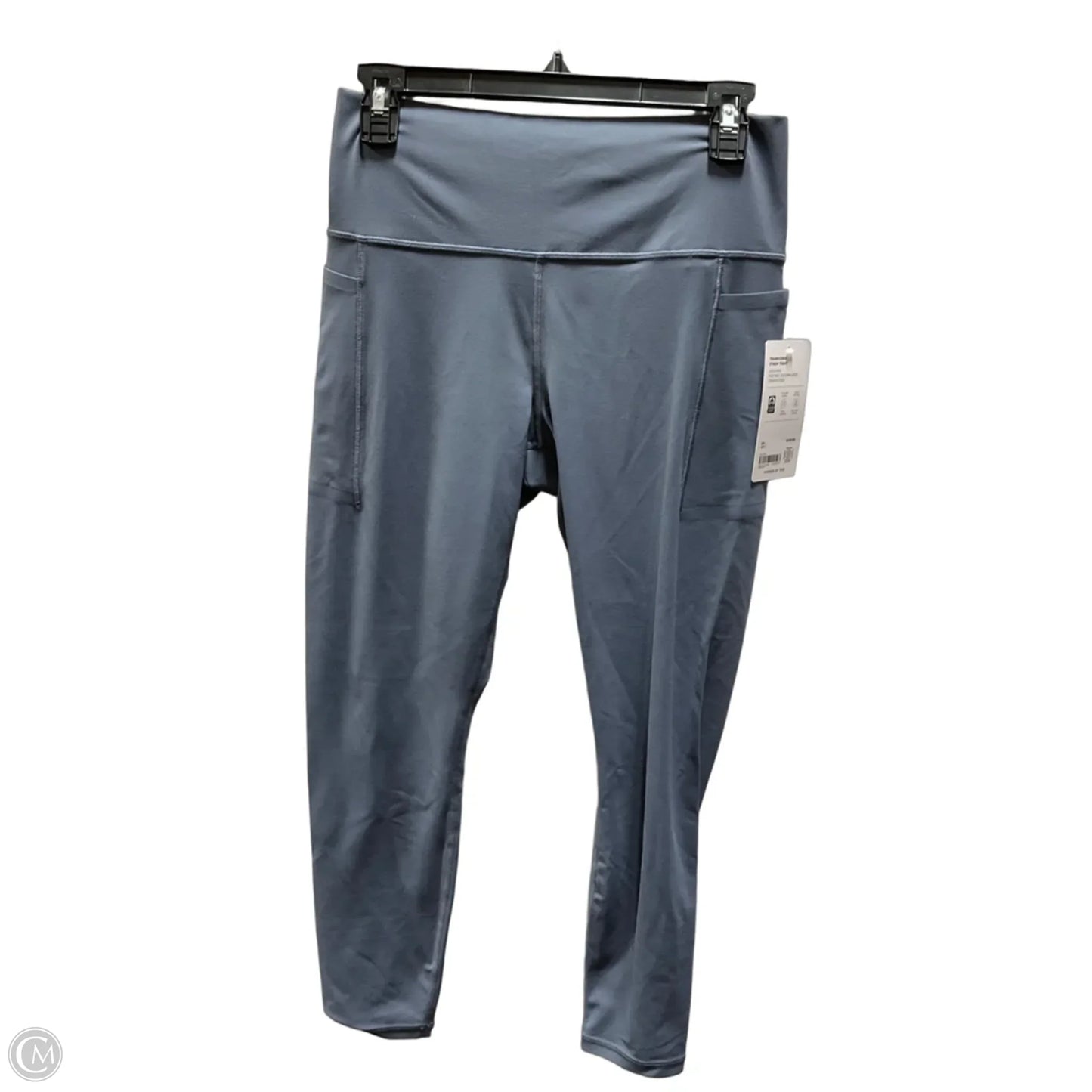 Athletic Leggings By Athleta In Grey, Size: L