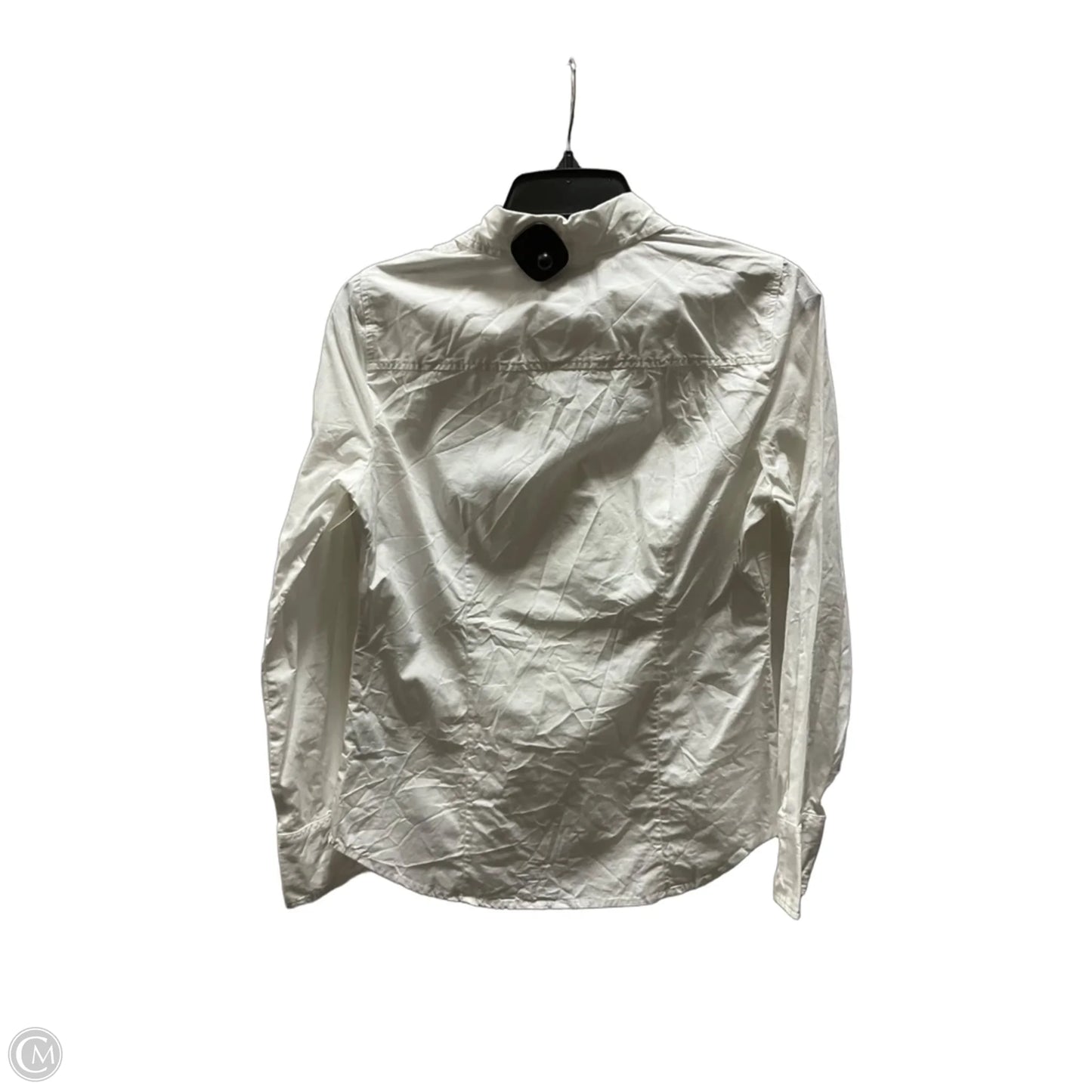 Blouse Long Sleeve By J. Crew In White, Size: 4
