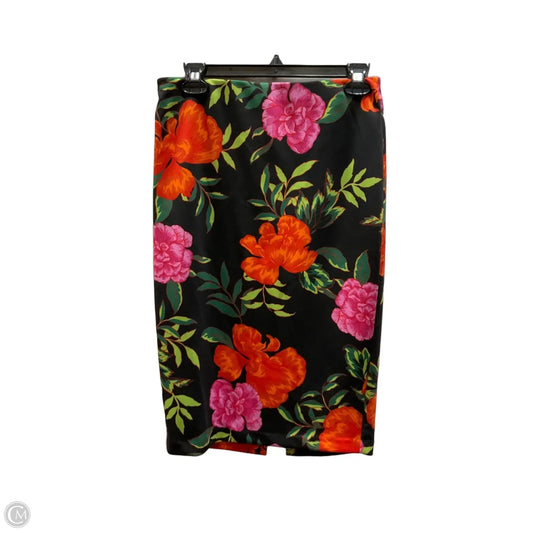 Skirt Midi By Express In Floral Print, Size: S