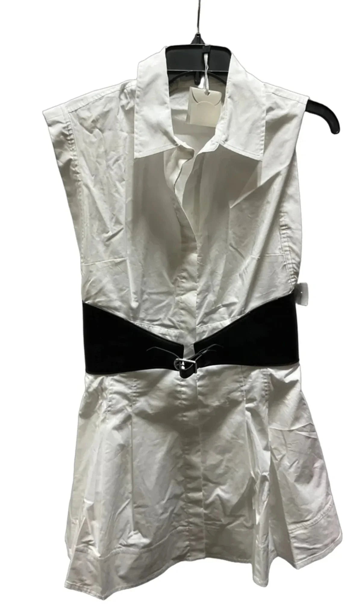 Dress Casual Midi By Cma In Black & White, Size: S