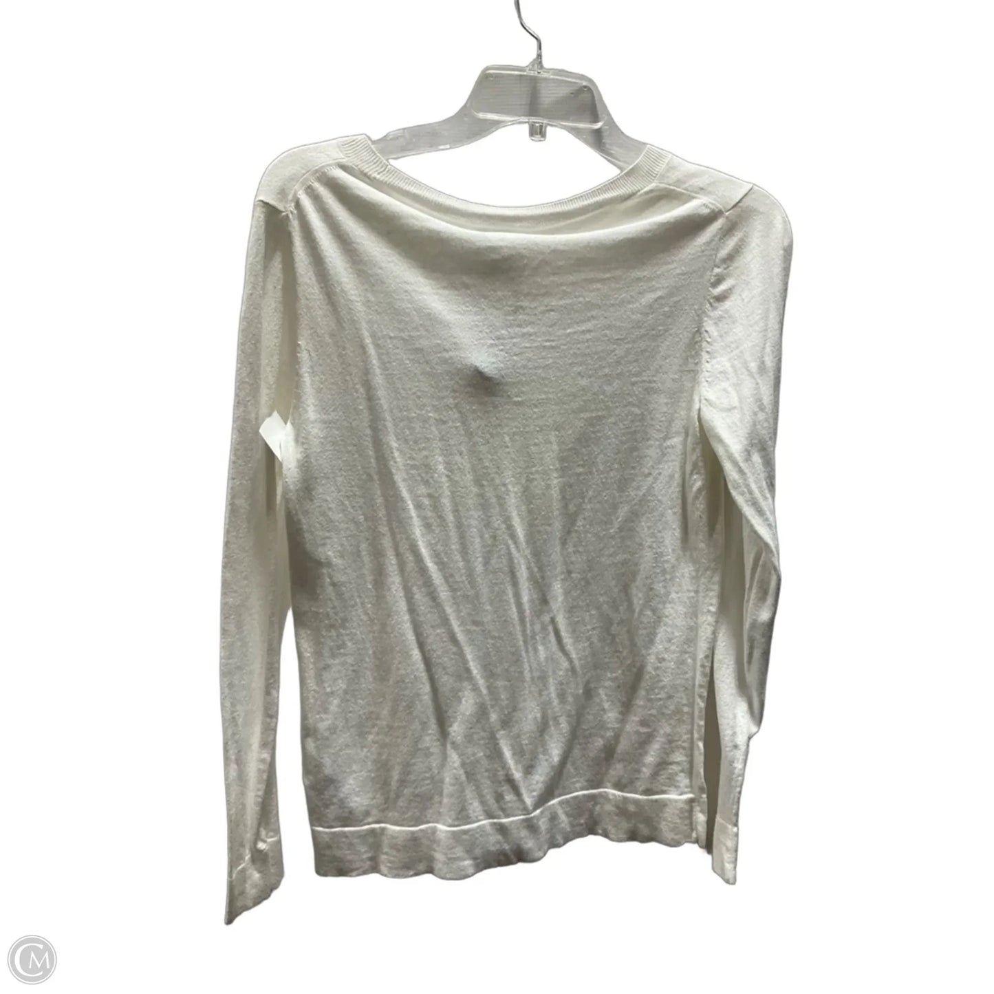 Top Long Sleeve By J. Crew In Cream, Size: S
