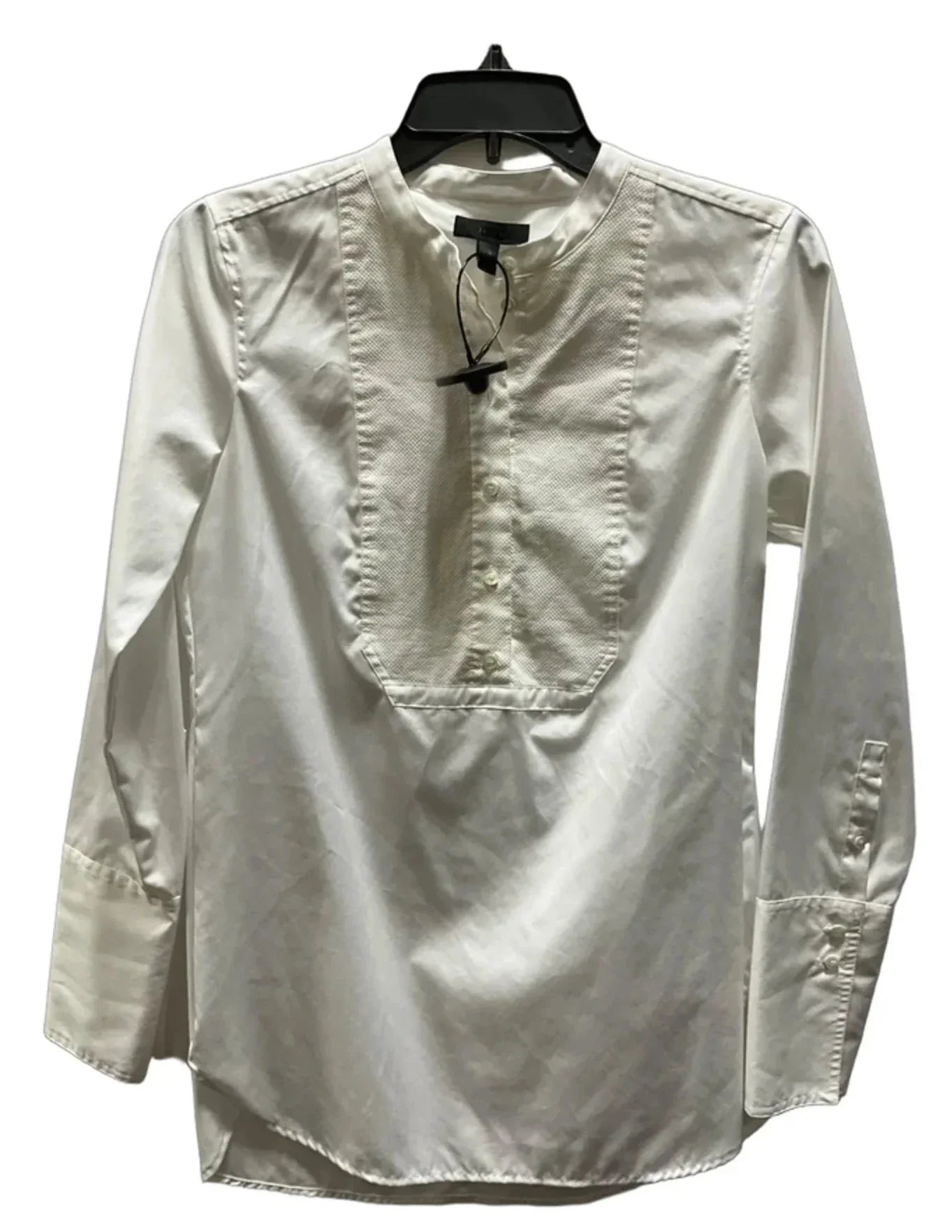 Tunic Long Sleeve By J. Crew In Cream, Size: 2