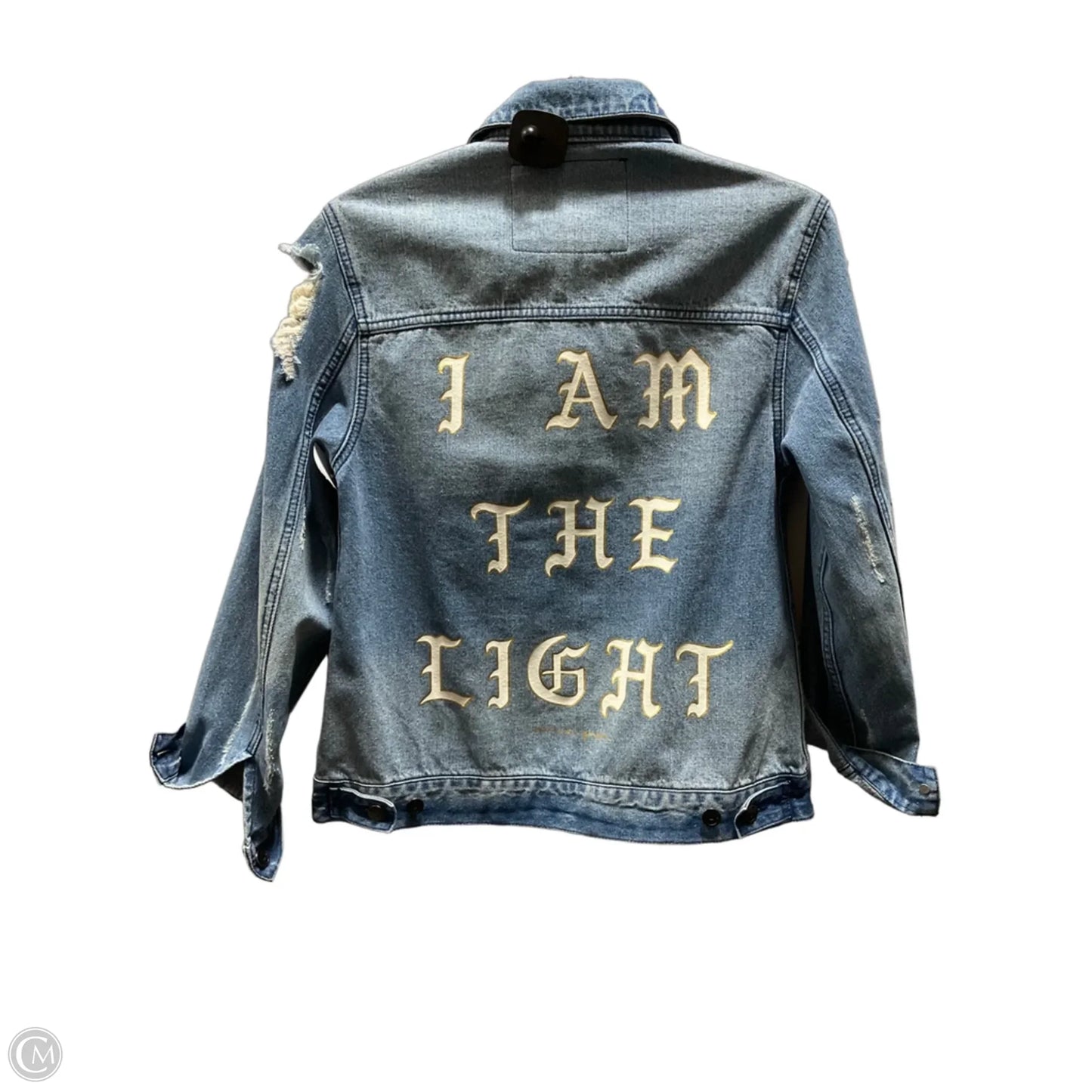 Jacket Denim By Spiritual Gangster In Blue, Size: Xs
