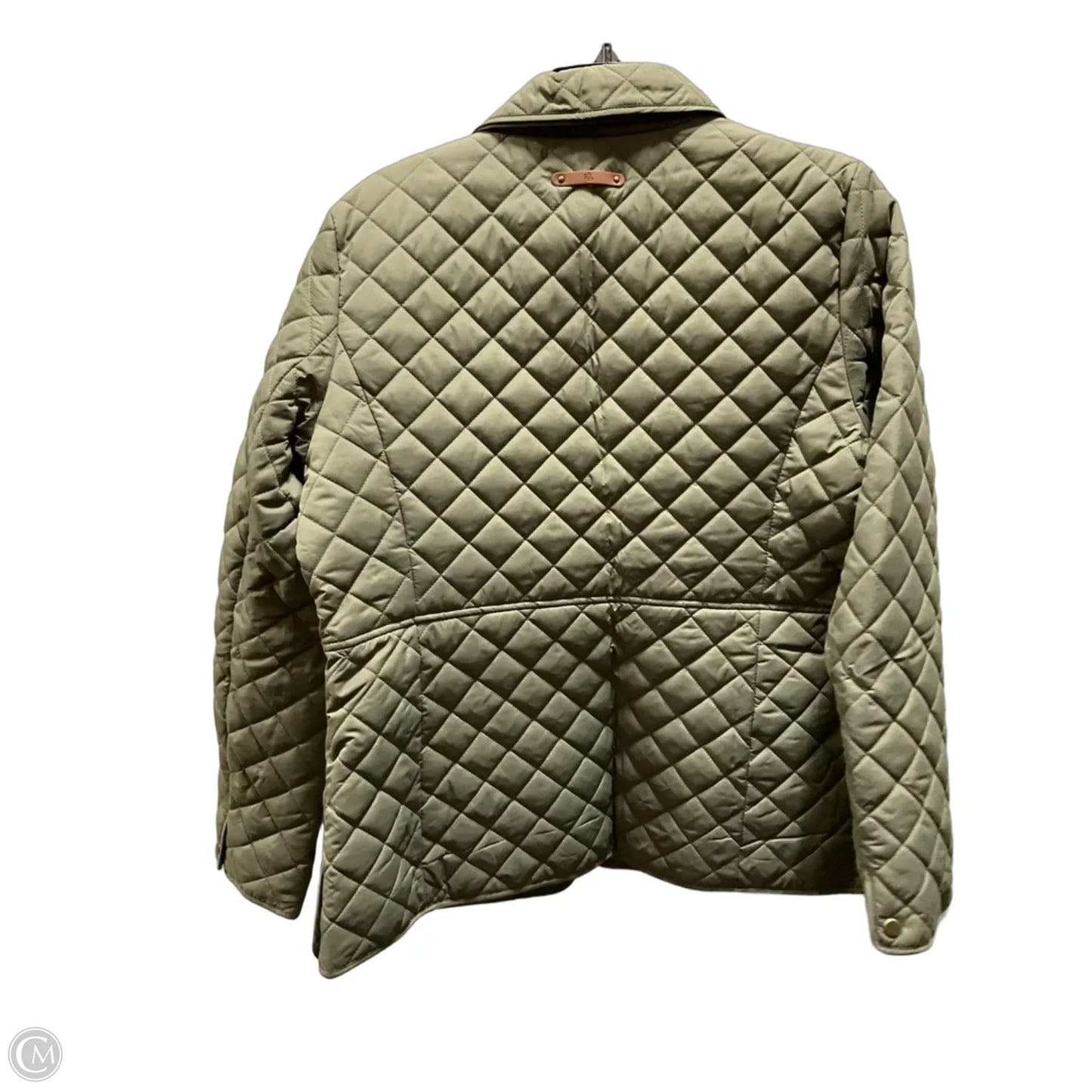 Jacket Puffer & Quilted By Ralph Lauren In Green, Size: L