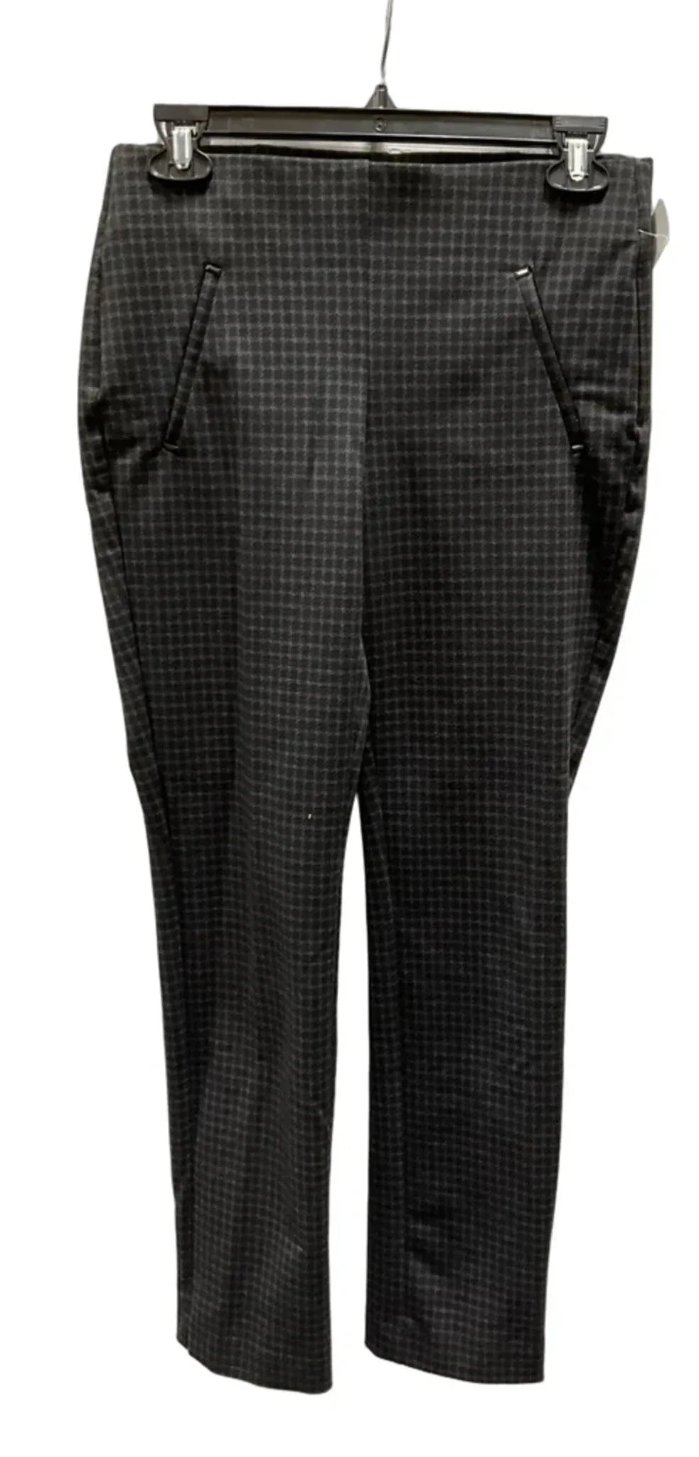 Pants Dress By Chicos In Black & Grey, Size: 2