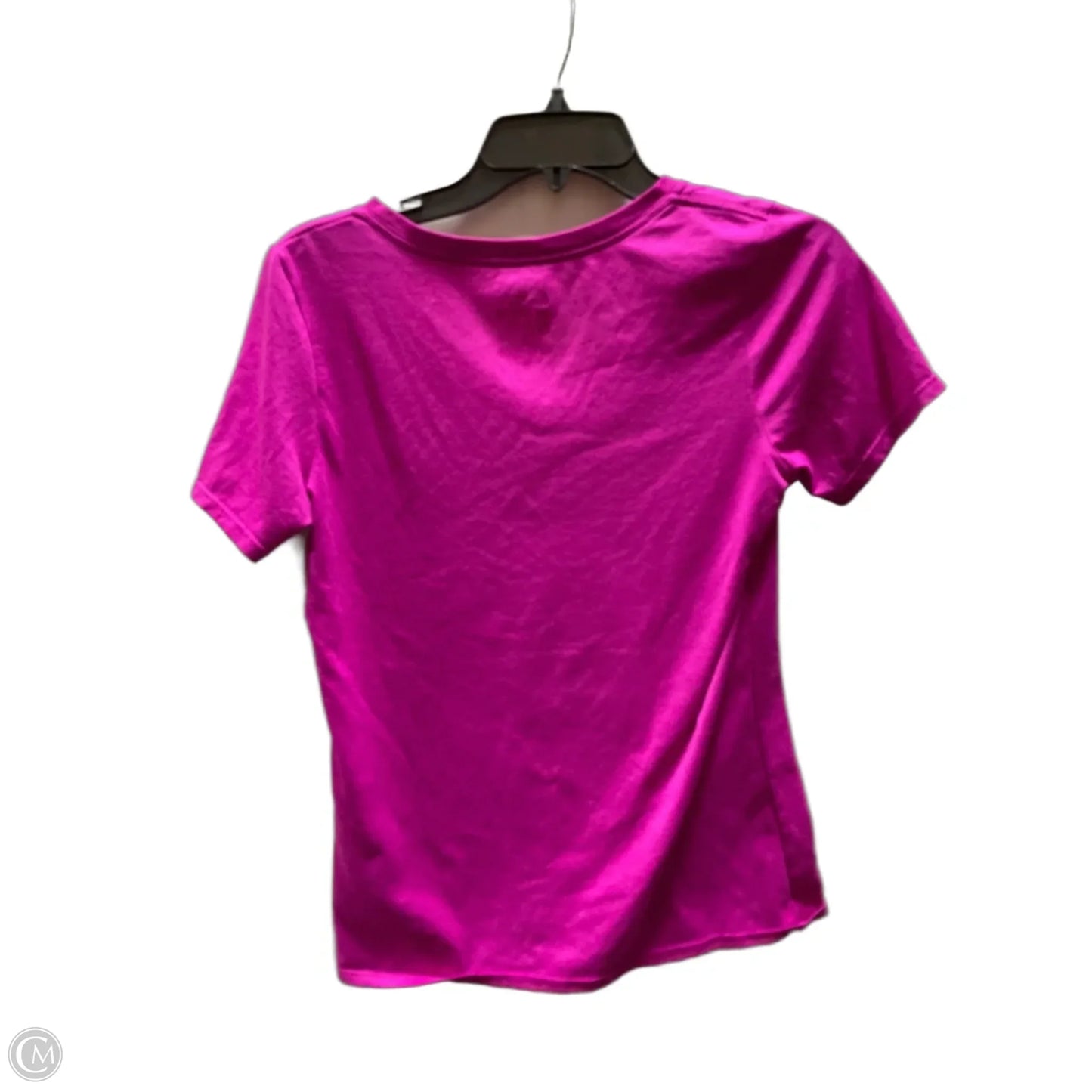 Athletic Top Short Sleeve By Nike Apparel In Pink, Size: M